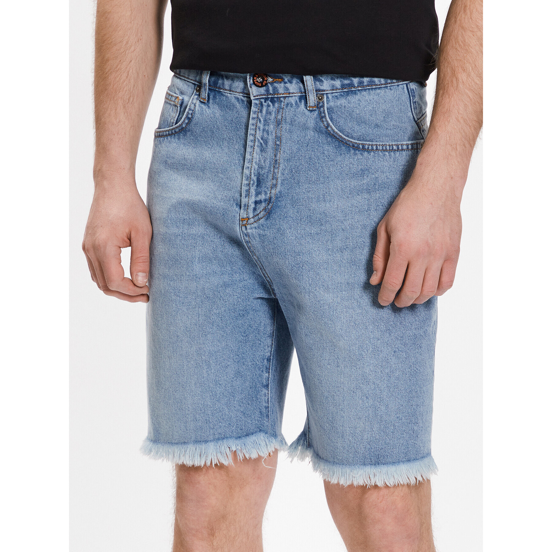 Vision Of Super Дънкови шорти VS00626 Син Regular Fit - Pepit.bg