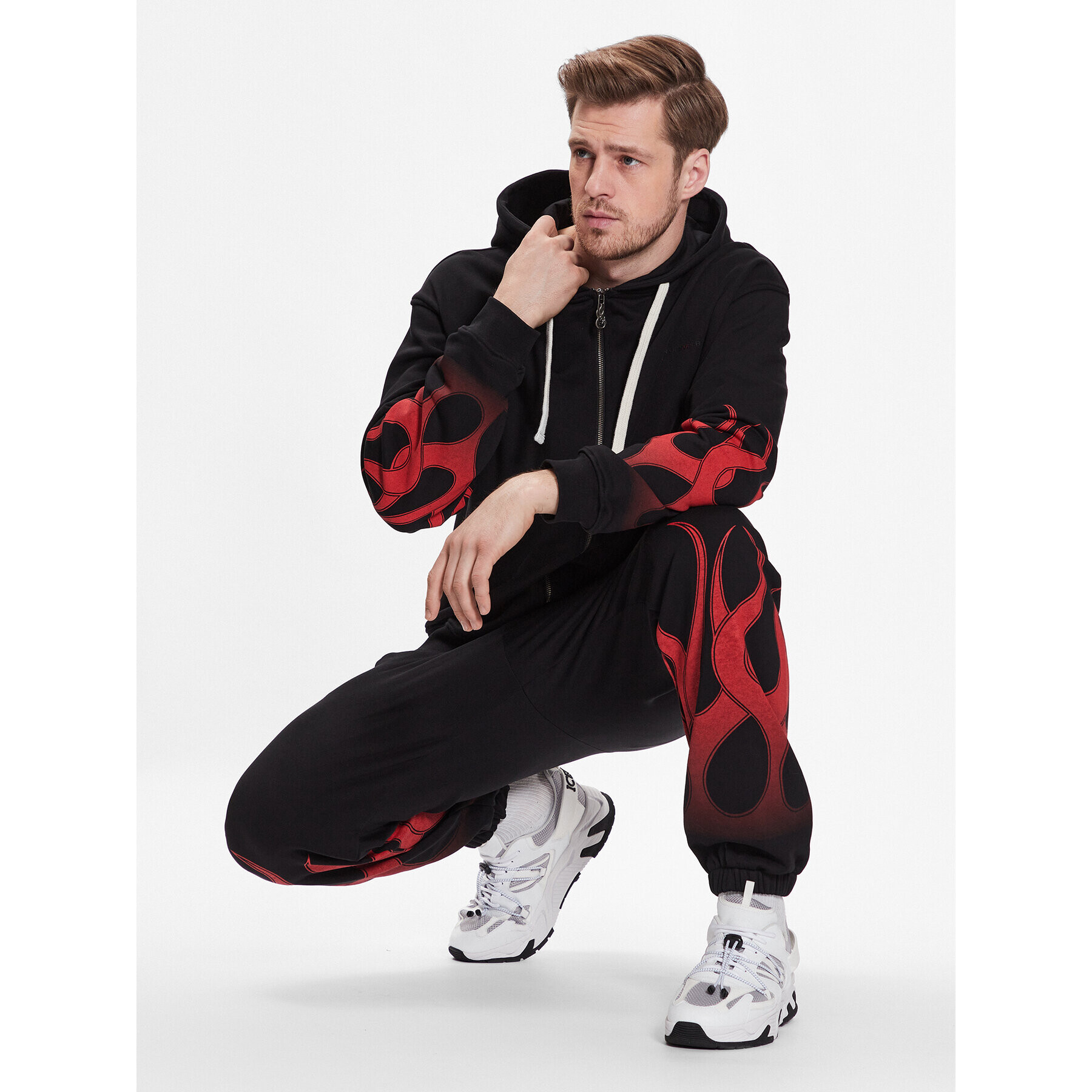 Vision Of Super Долнище анцуг VS00481 Черен Regular Fit - Pepit.bg