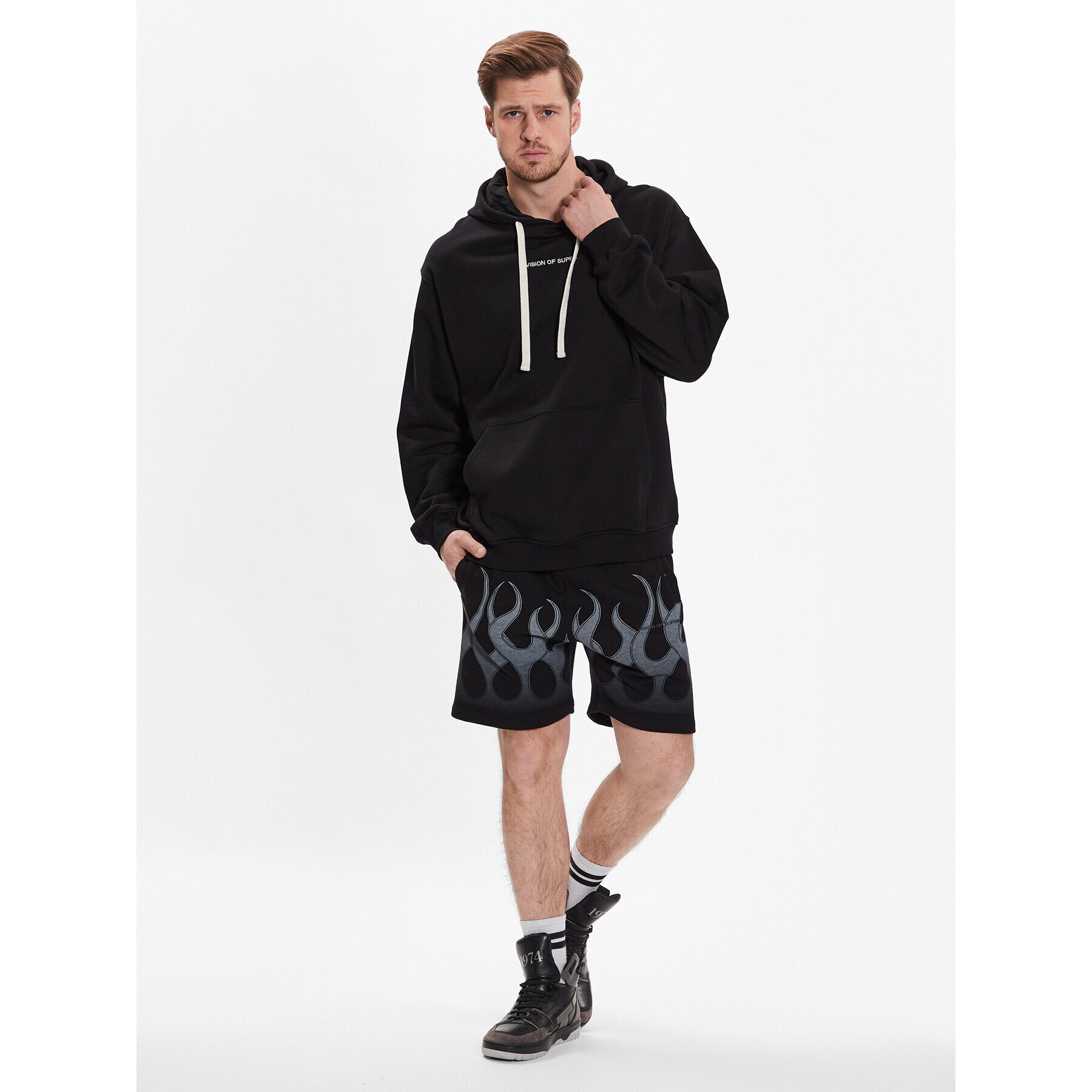 Vision Of Super Спортни шорти VS00480 Черен Regular Fit - Pepit.bg