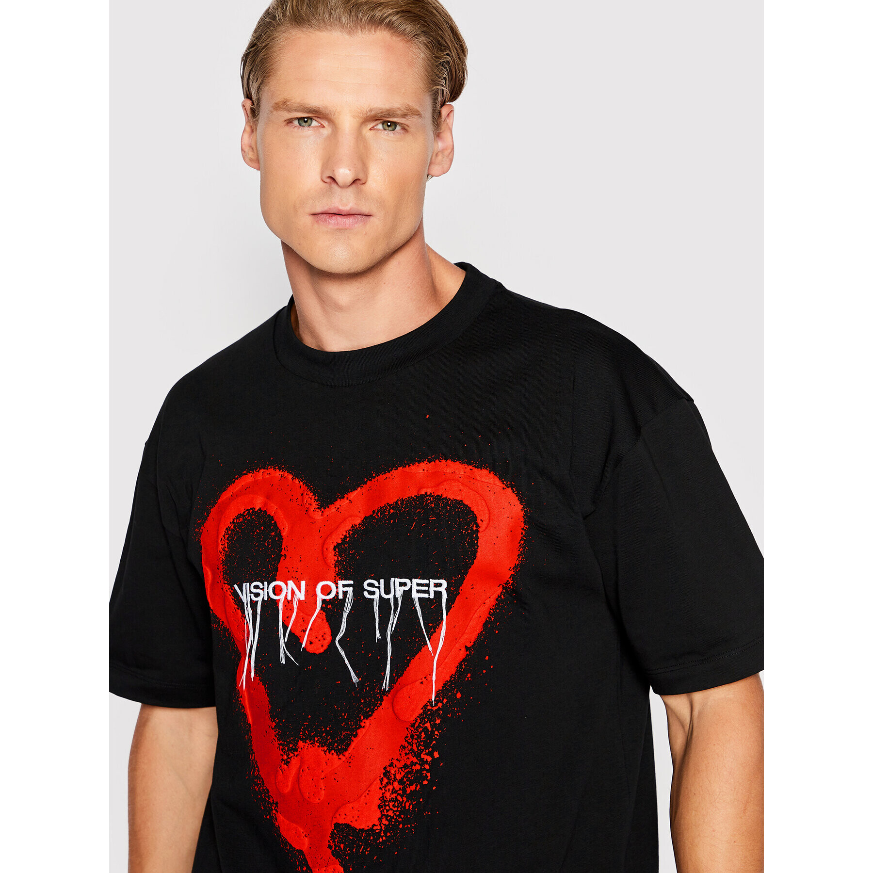 Vision Of Super Тишърт VS00056STMMA Черен Regular Fit - Pepit.bg