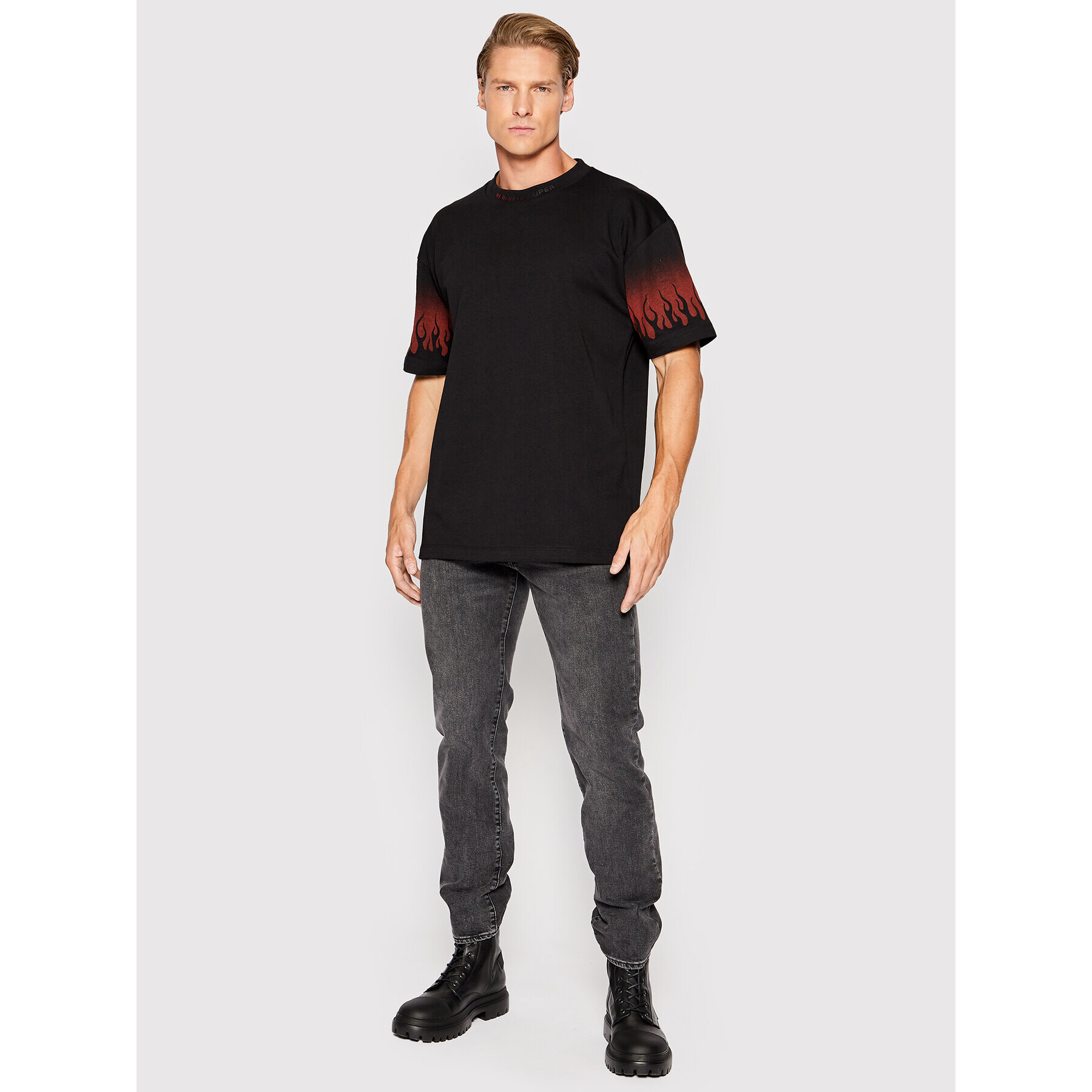 Vision Of Super Тишърт VS00309 Черен Regular Fit - Pepit.bg
