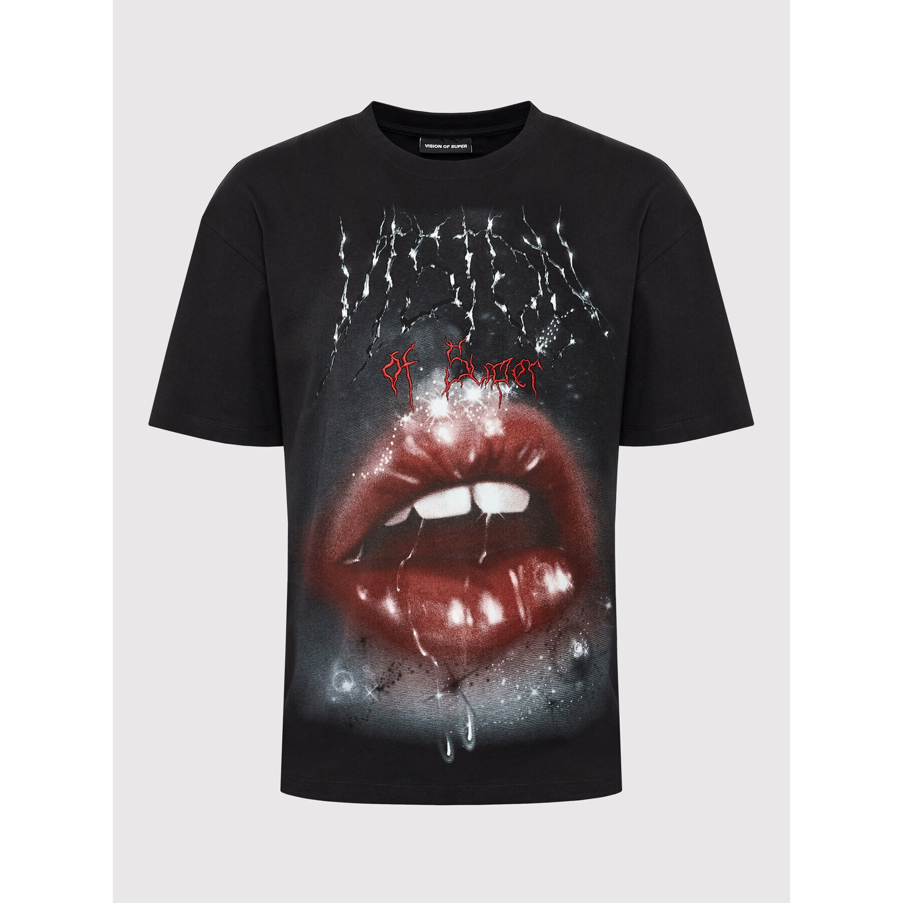 Vision Of Super Тишърт VS00371 Черен Regular Fit - Pepit.bg