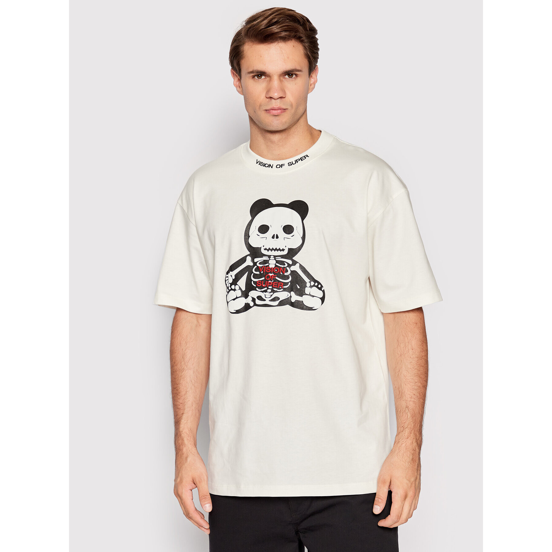Vision Of Super Тишърт VS00375 Бял Regular Fit - Pepit.bg