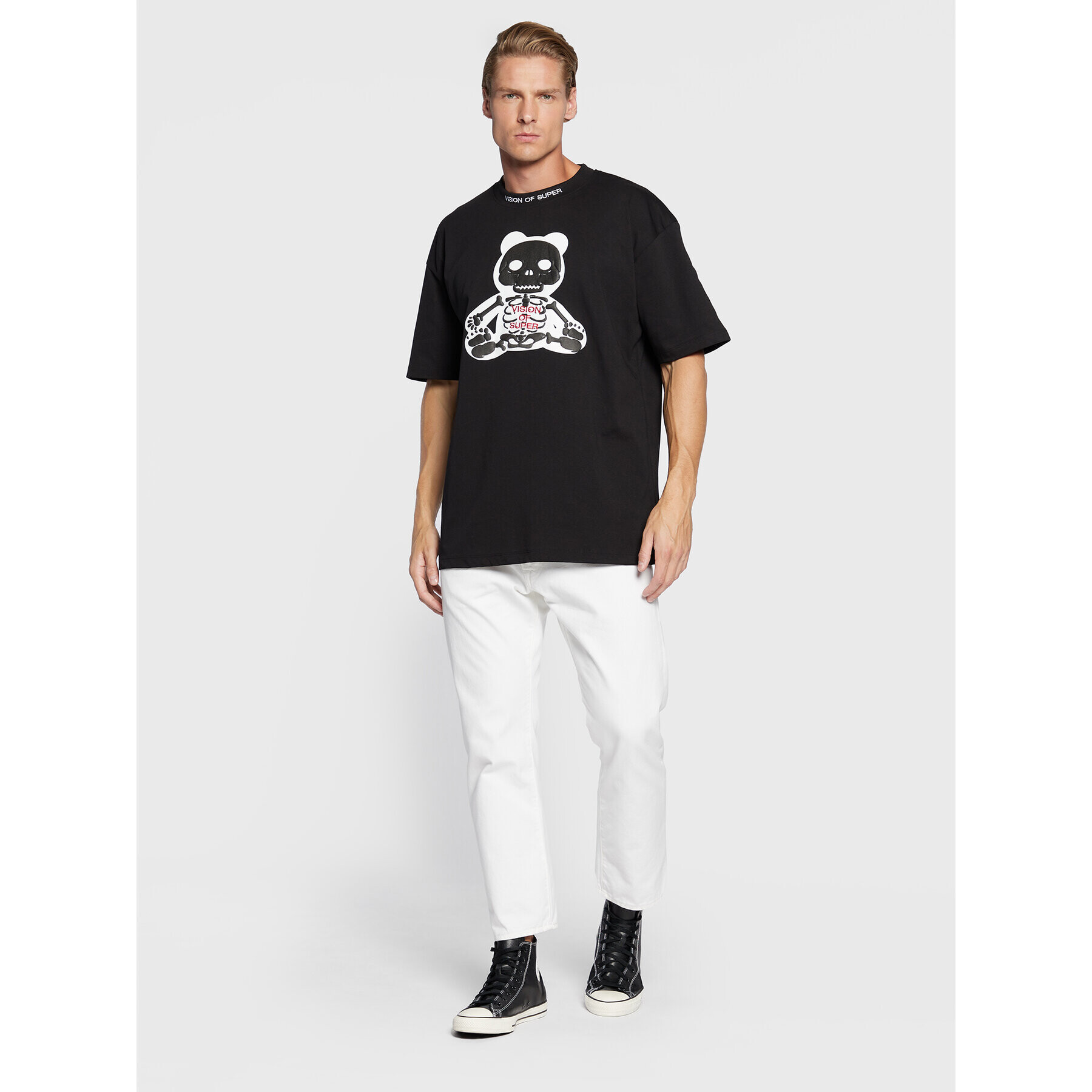 Vision Of Super Тишърт VS00376 Черен Regular Fit - Pepit.bg