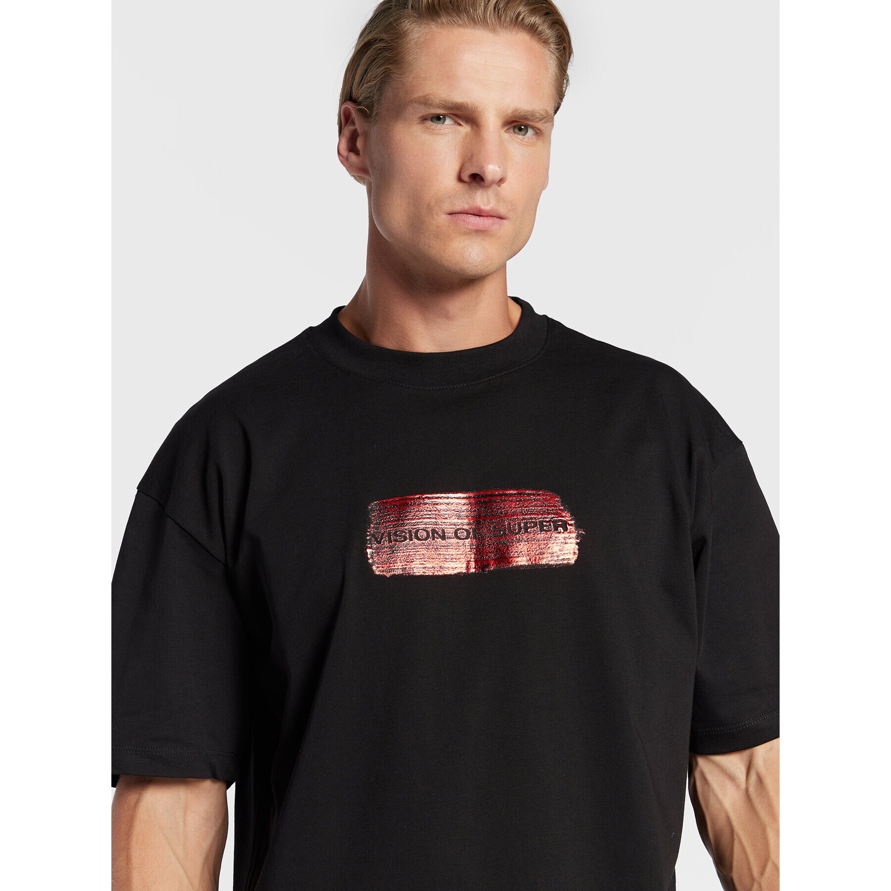 Vision Of Super Тишърт VS00388 Черен Regular Fit - Pepit.bg