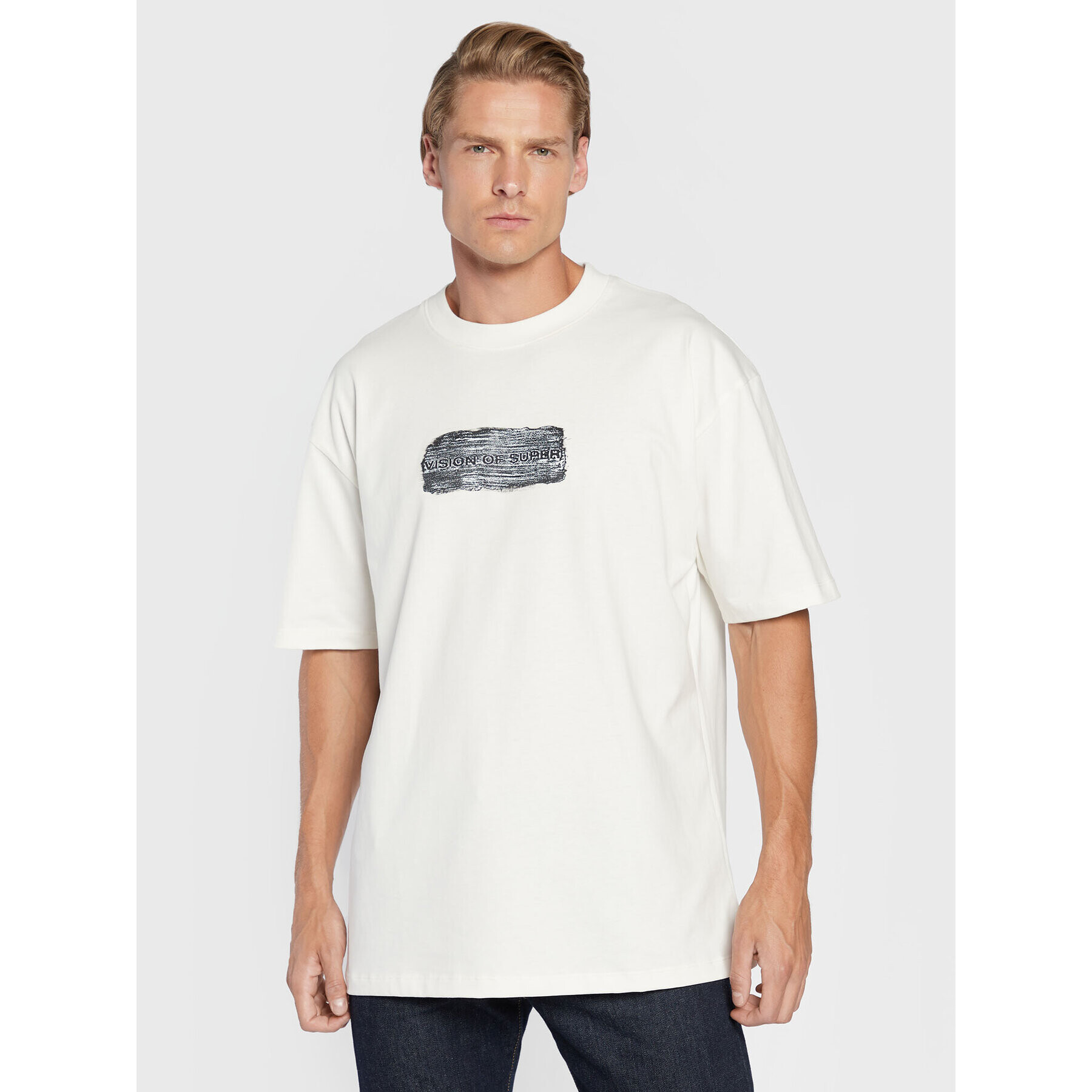 Vision Of Super Тишърт VS00389 Бял Regular Fit - Pepit.bg