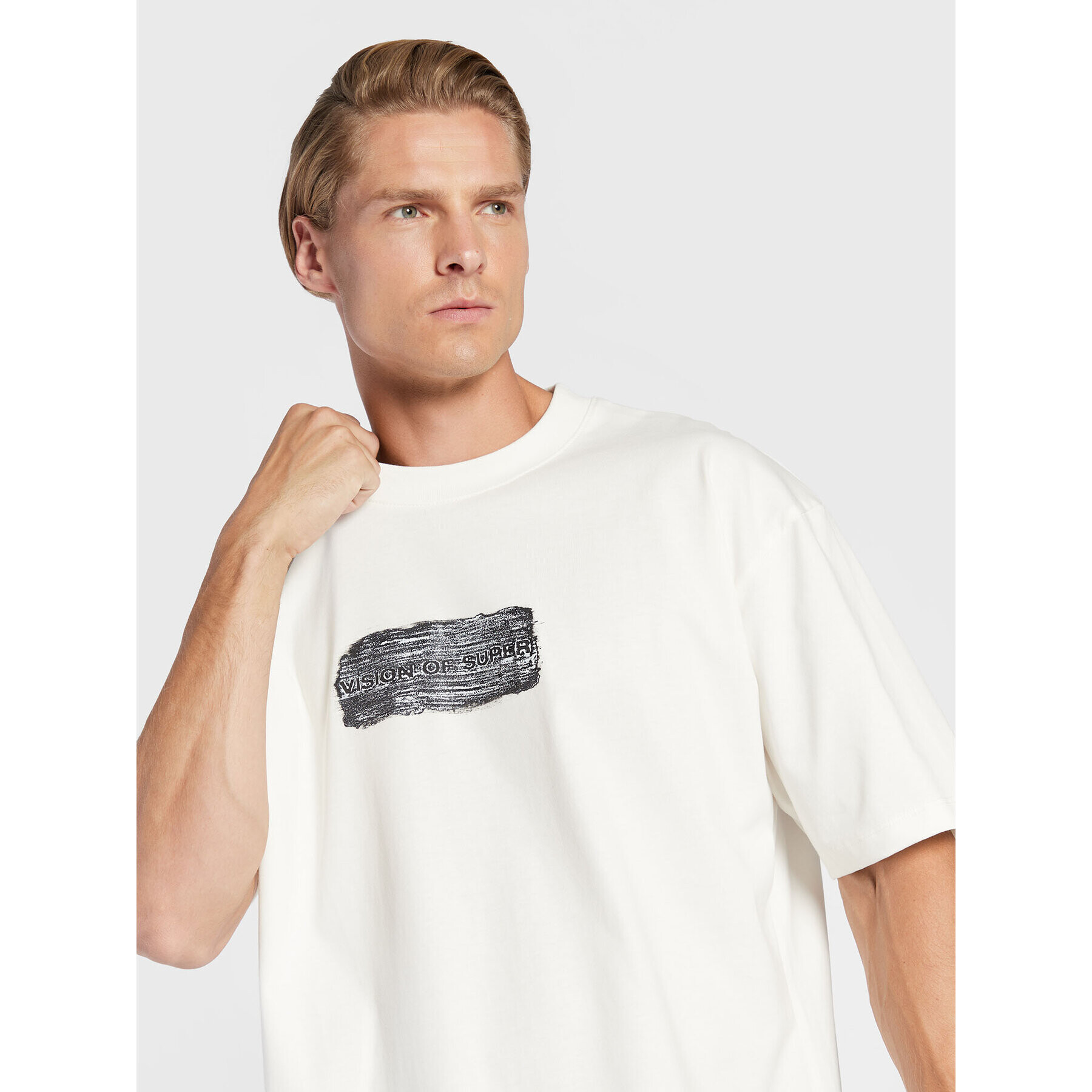 Vision Of Super Тишърт VS00389 Бял Regular Fit - Pepit.bg