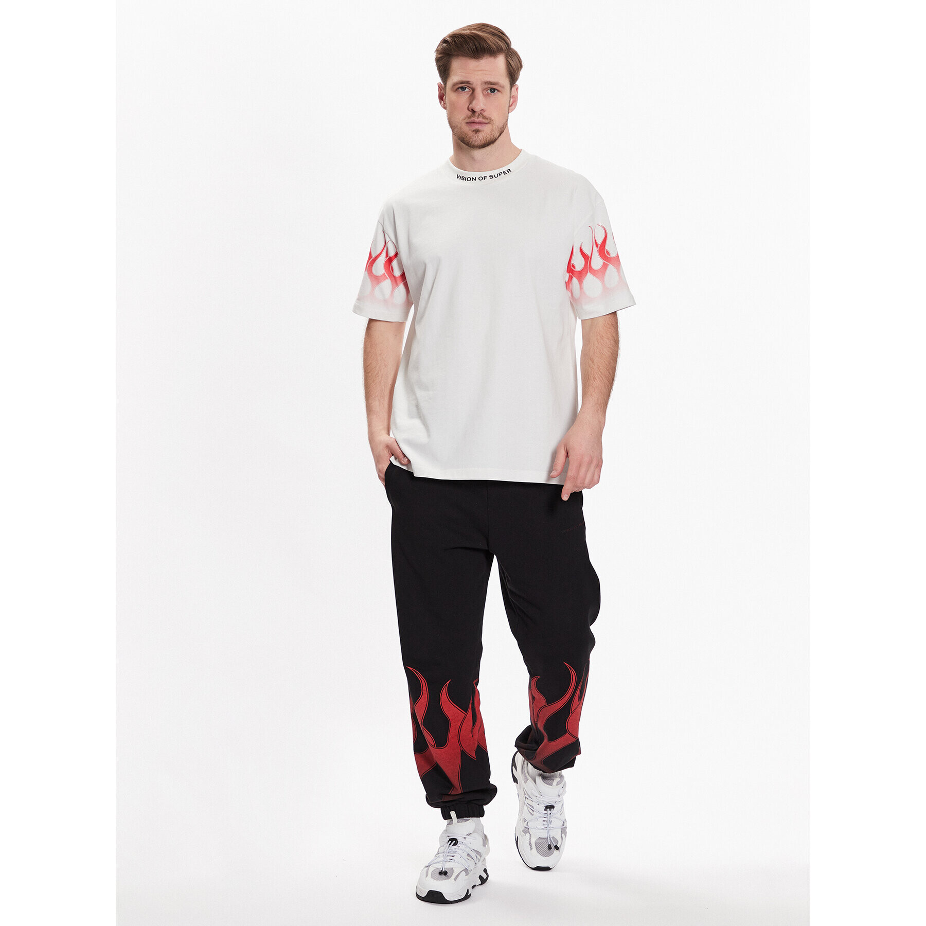Vision Of Super Тишърт VS00473 Бял Regular Fit - Pepit.bg