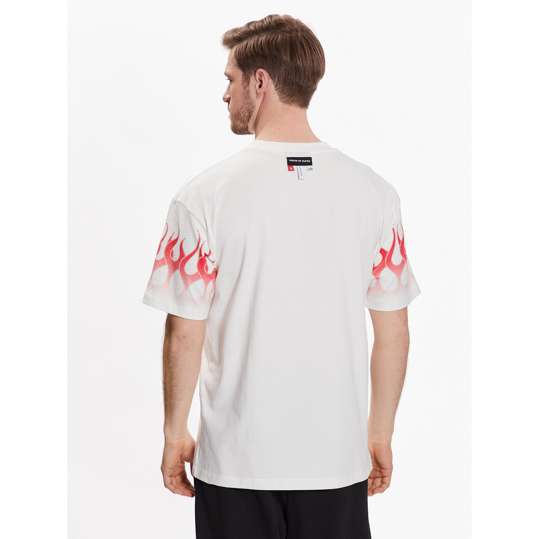 Vision Of Super Тишърт VS00473 Бял Regular Fit - Pepit.bg