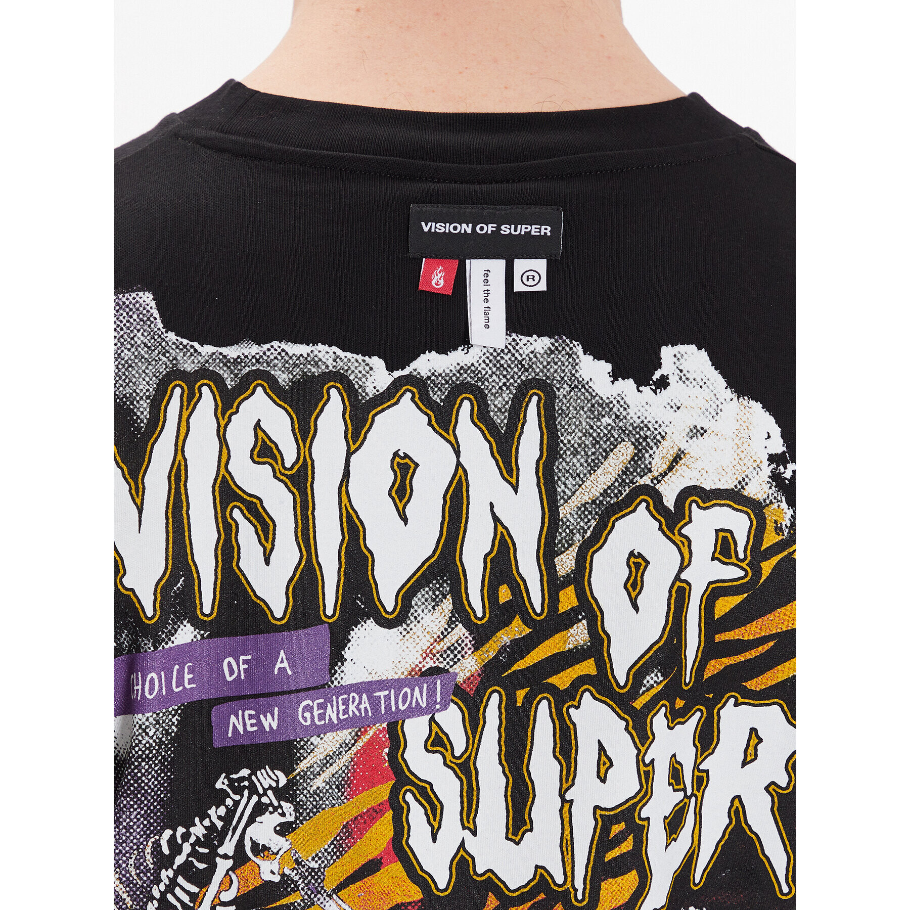 Vision Of Super Тишърт VS00548 Черен Regular Fit - Pepit.bg