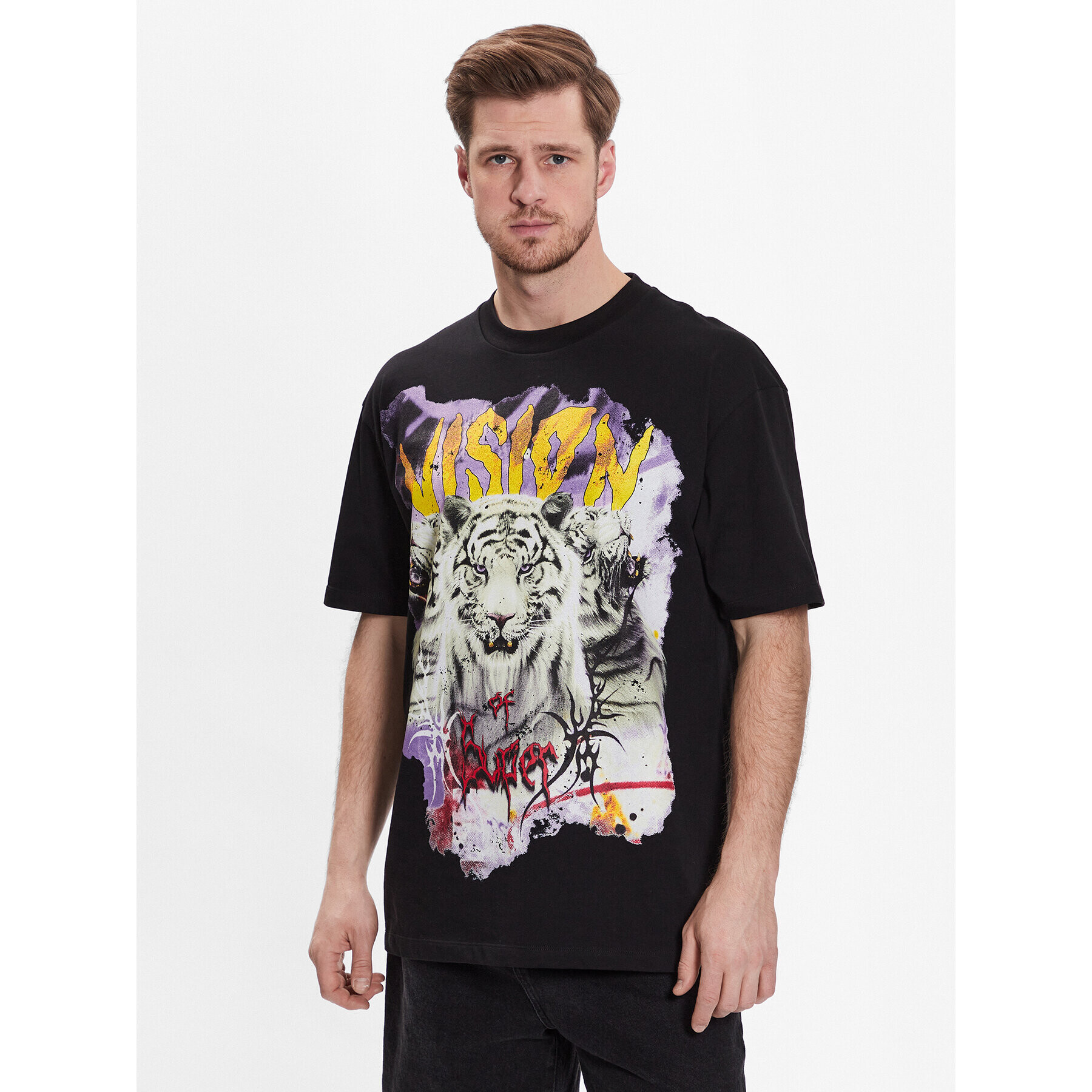 Vision Of Super Тишърт VS00553 Черен Regular Fit - Pepit.bg