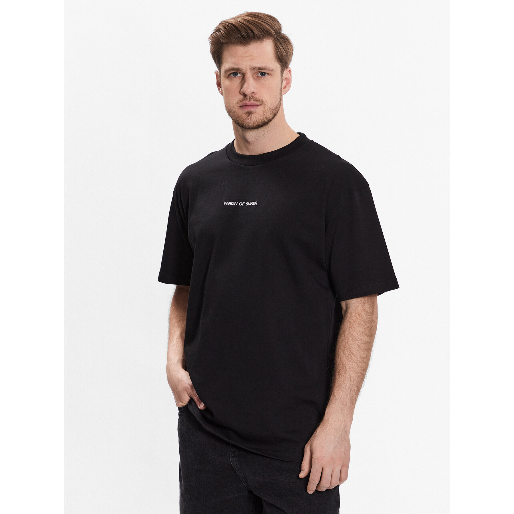 Vision Of Super Тишърт VS00578 Черен Regular Fit - Pepit.bg