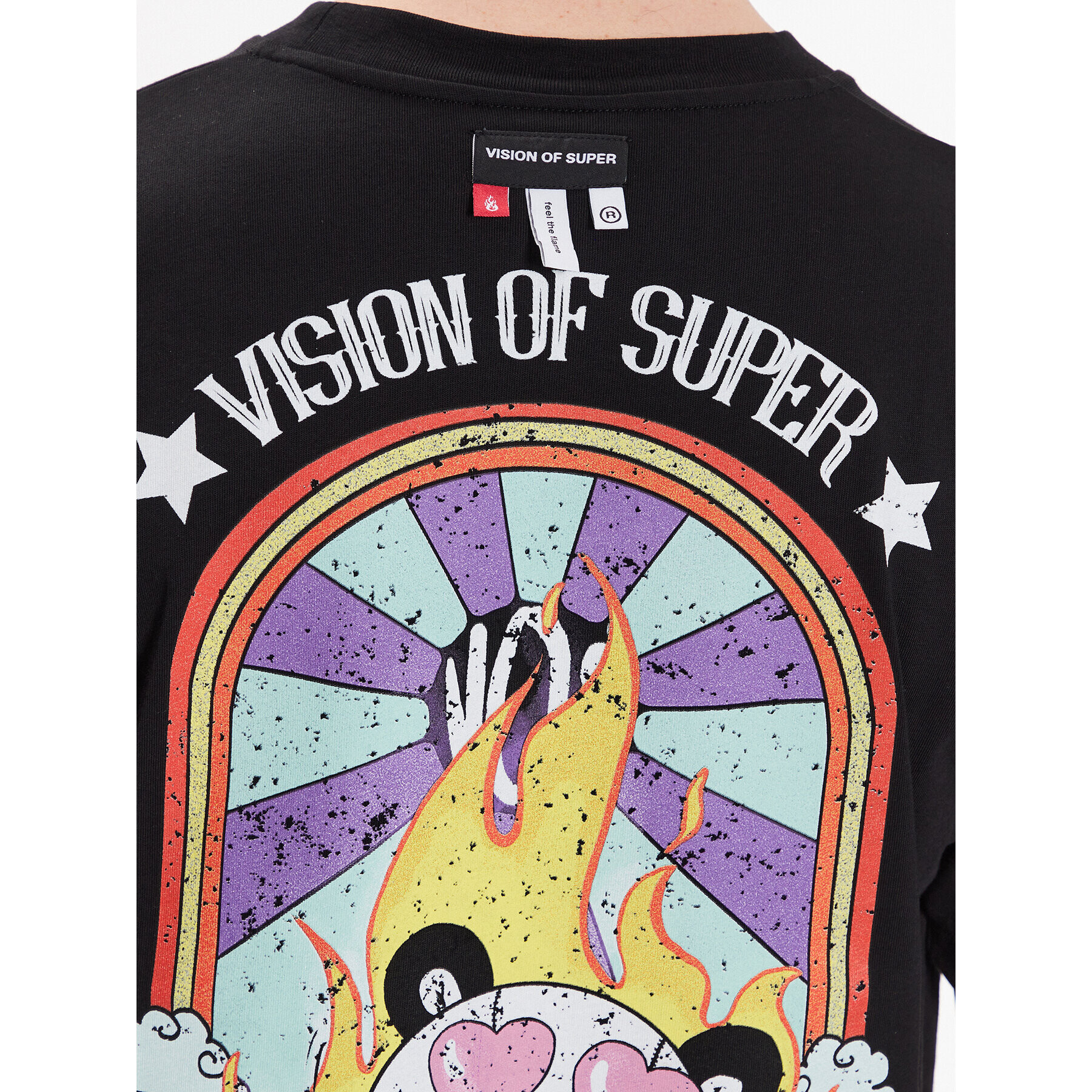 Vision Of Super Тишърт VS00578 Черен Regular Fit - Pepit.bg