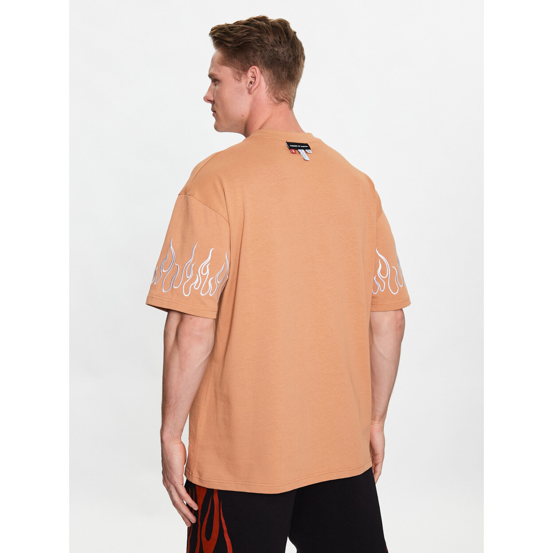 Vision Of Super Тишърт VS00590 Кафяв Regular Fit - Pepit.bg