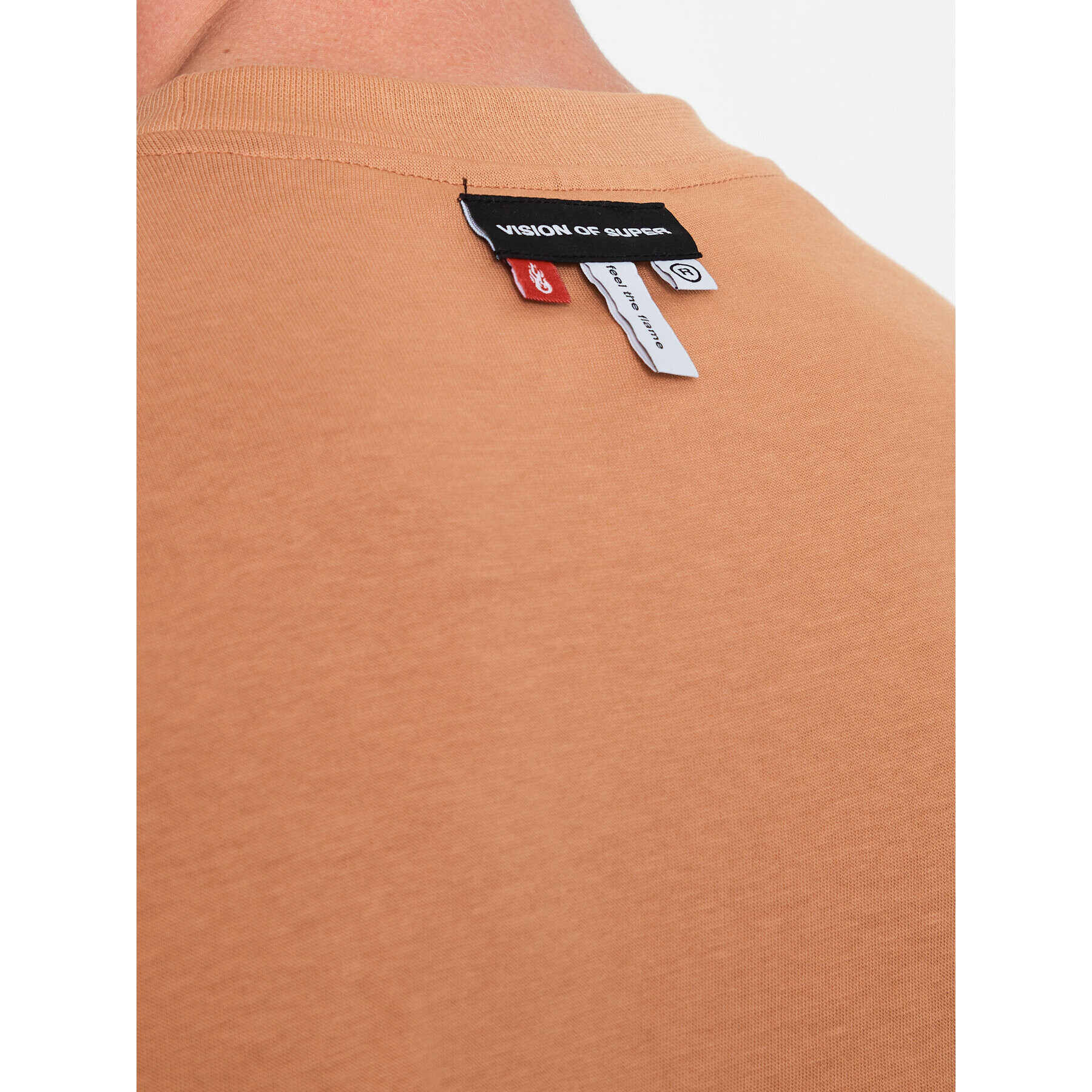 Vision Of Super Тишърт VS00590 Кафяв Regular Fit - Pepit.bg