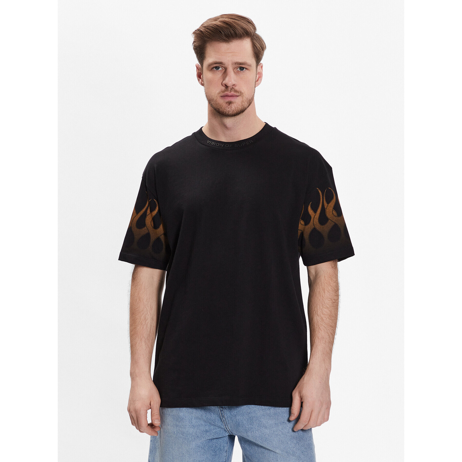 Vision Of Super Тишърт VS00755 Черен Regular Fit - Pepit.bg