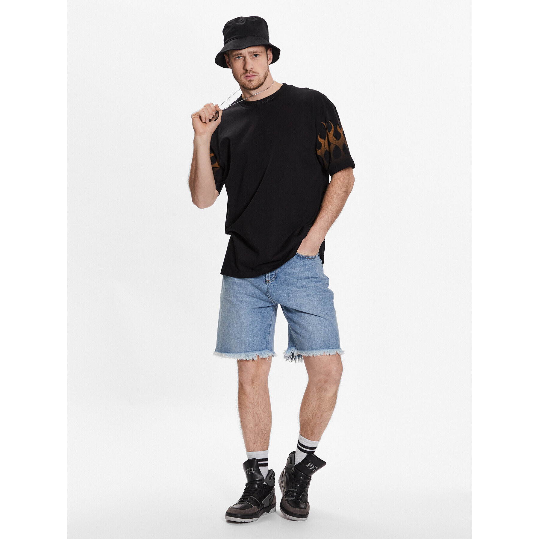 Vision Of Super Тишърт VS00755 Черен Regular Fit - Pepit.bg