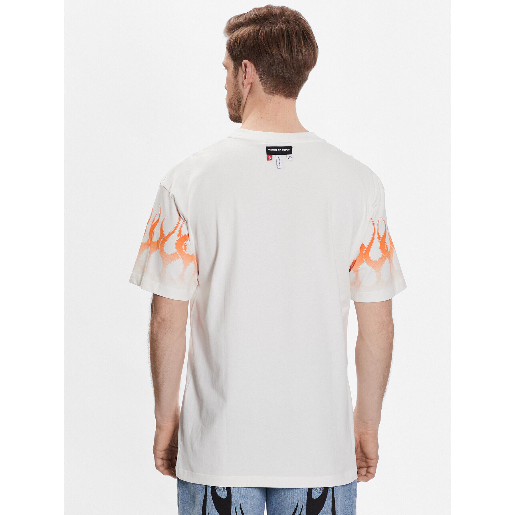 Vision Of Super Тишърт VS00757 Бял Regular Fit - Pepit.bg