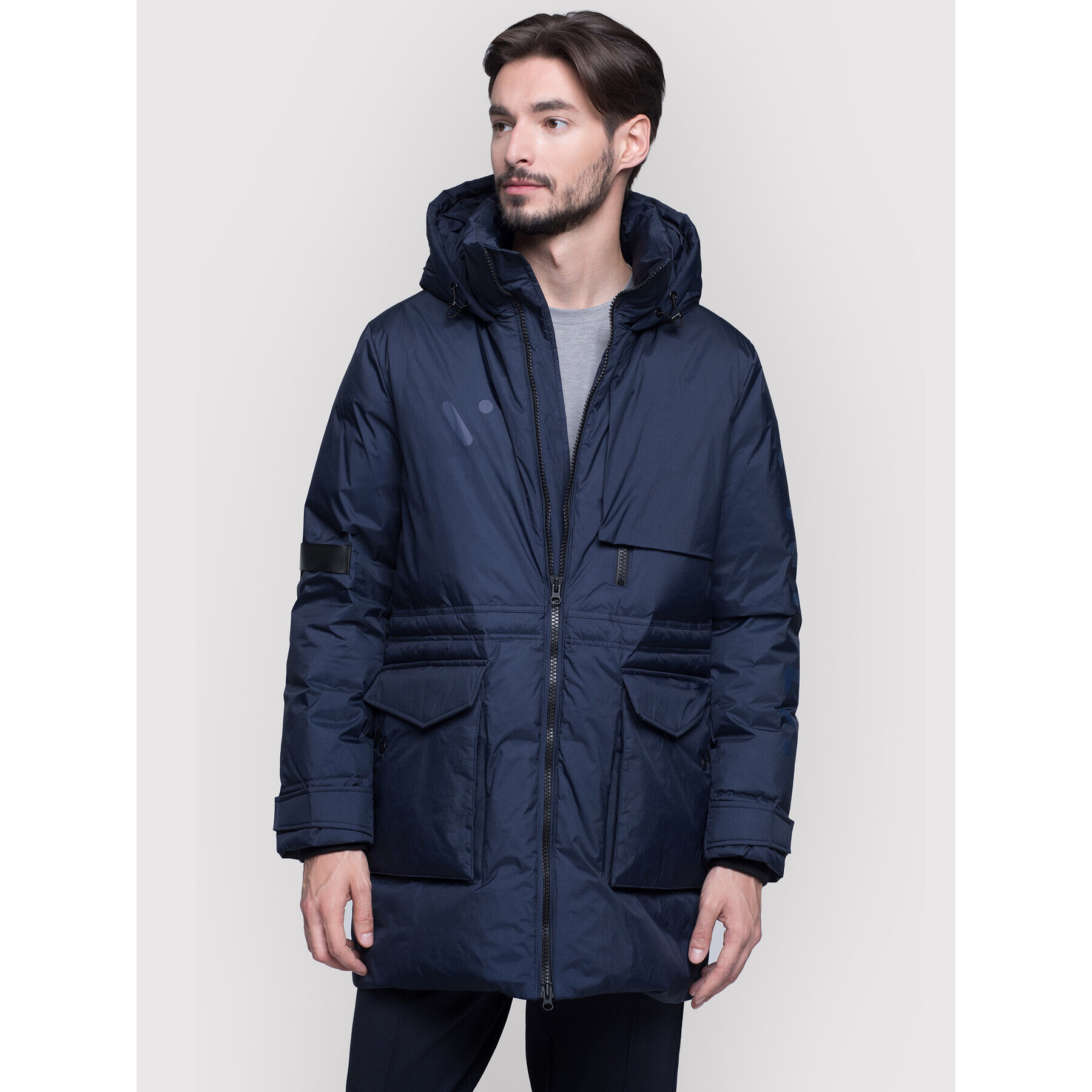 Vistula Пухено яке Ethan XA0706 Тъмносин Regular Fit - Pepit.bg