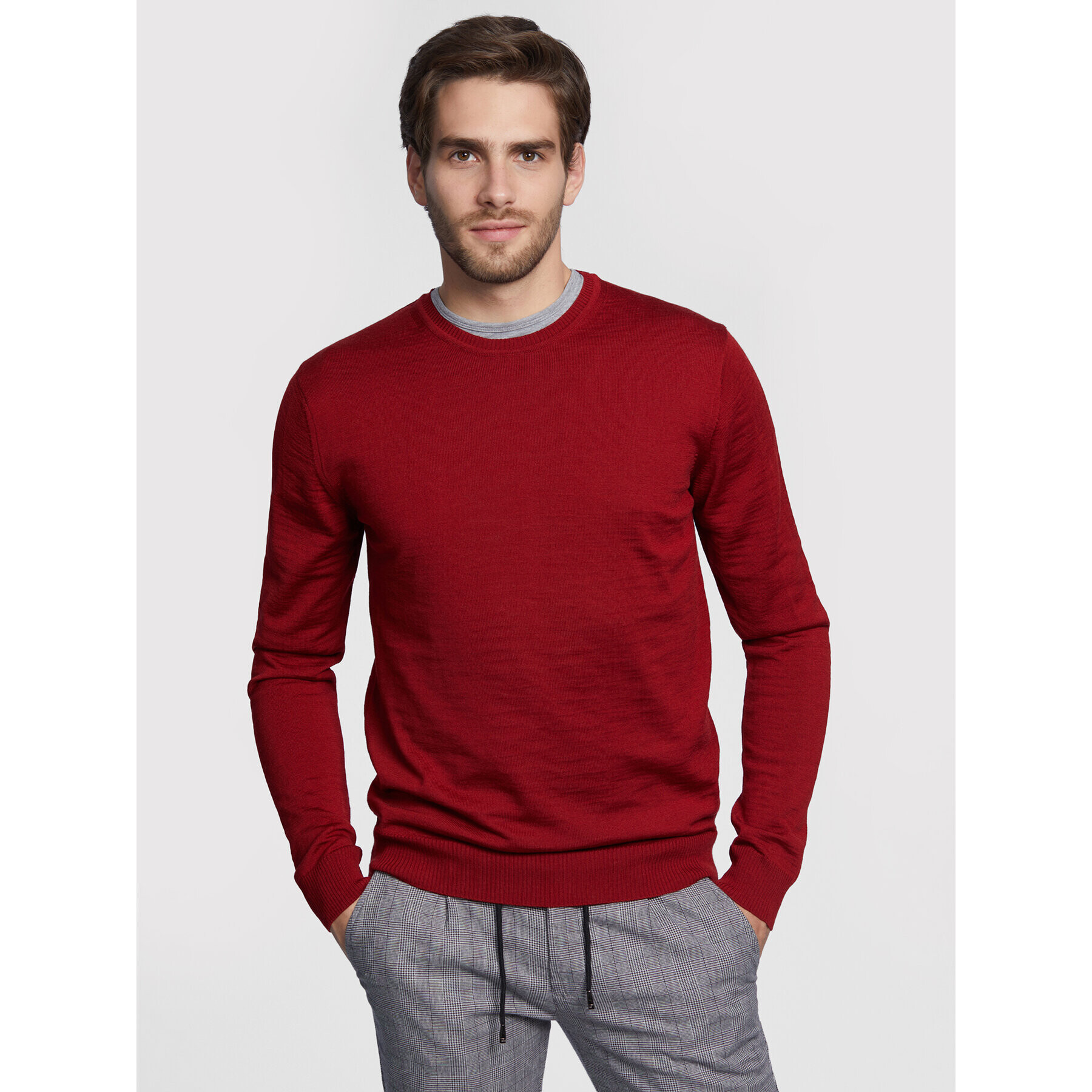 Vistula Пуловер Deadshot XA0836 Червен Slim Fit - Pepit.bg