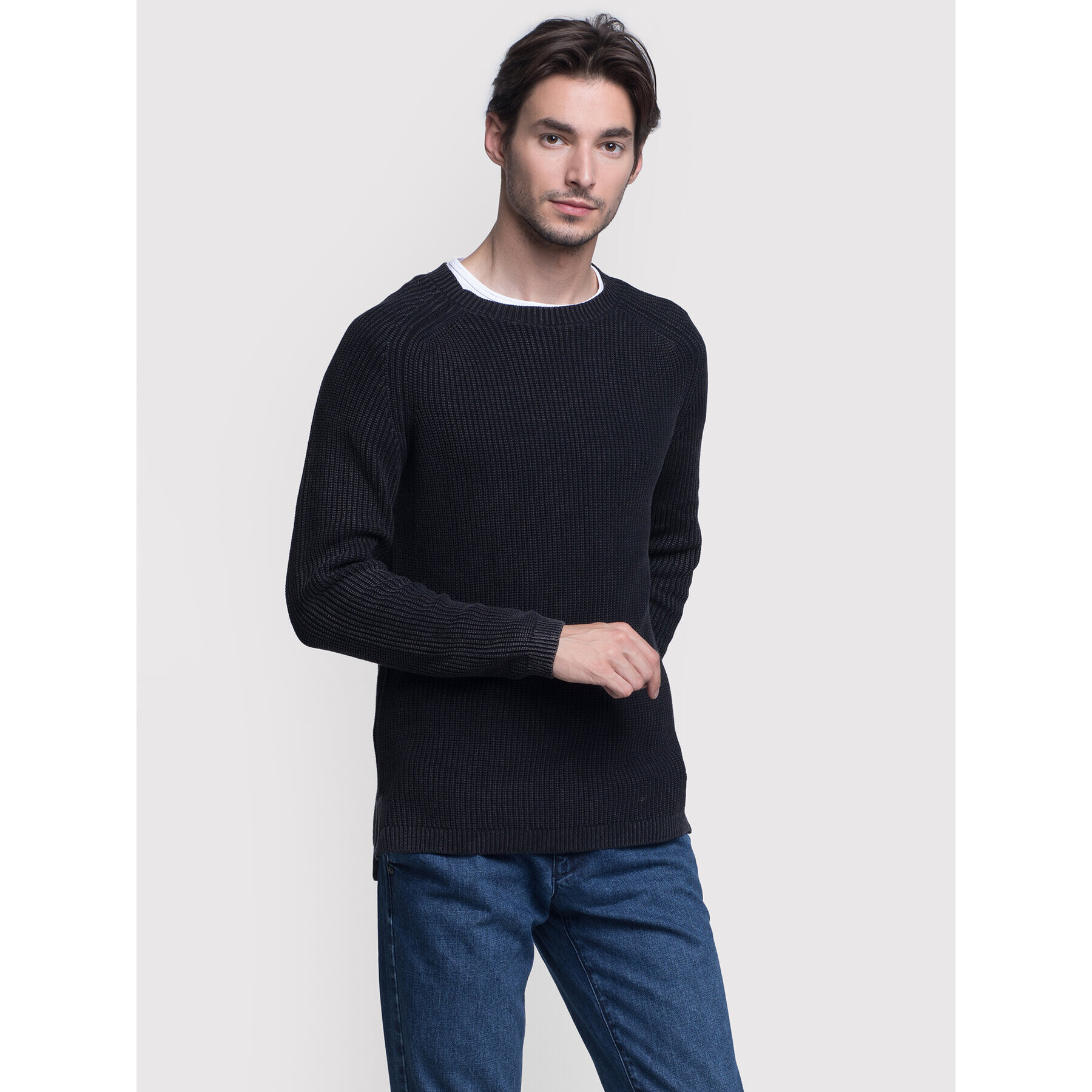 Vistula Пуловер Mason Duo XA0784 Черен Regular Fit - Pepit.bg