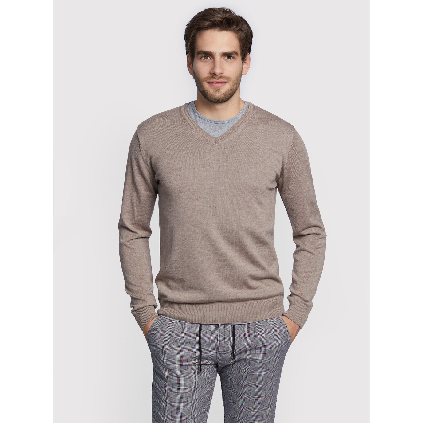 Vistula Пуловер Nungu XA0856 Бежов Regular Fit - Pepit.bg