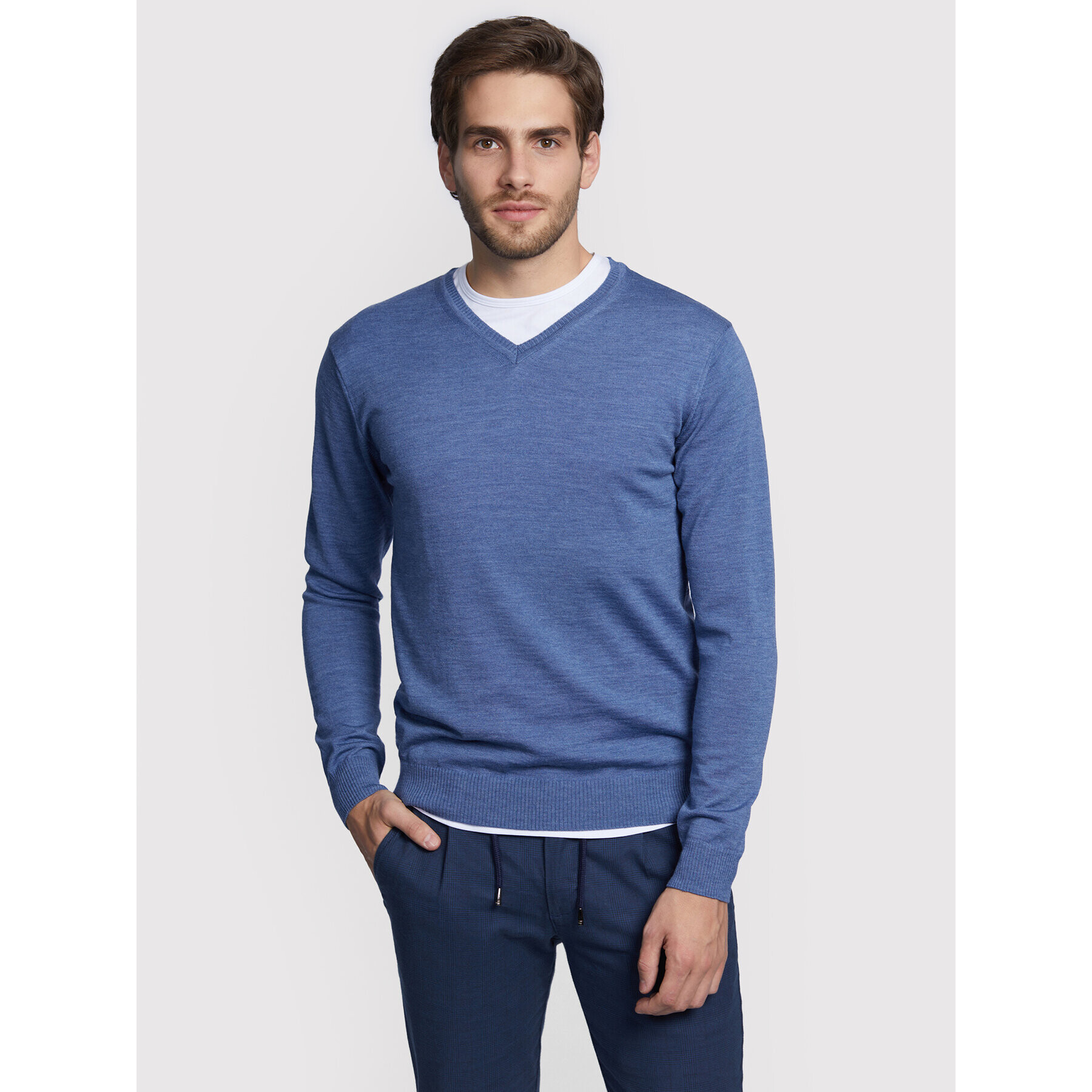 Vistula Пуловер Nungu XA0858 Син Regular Fit - Pepit.bg