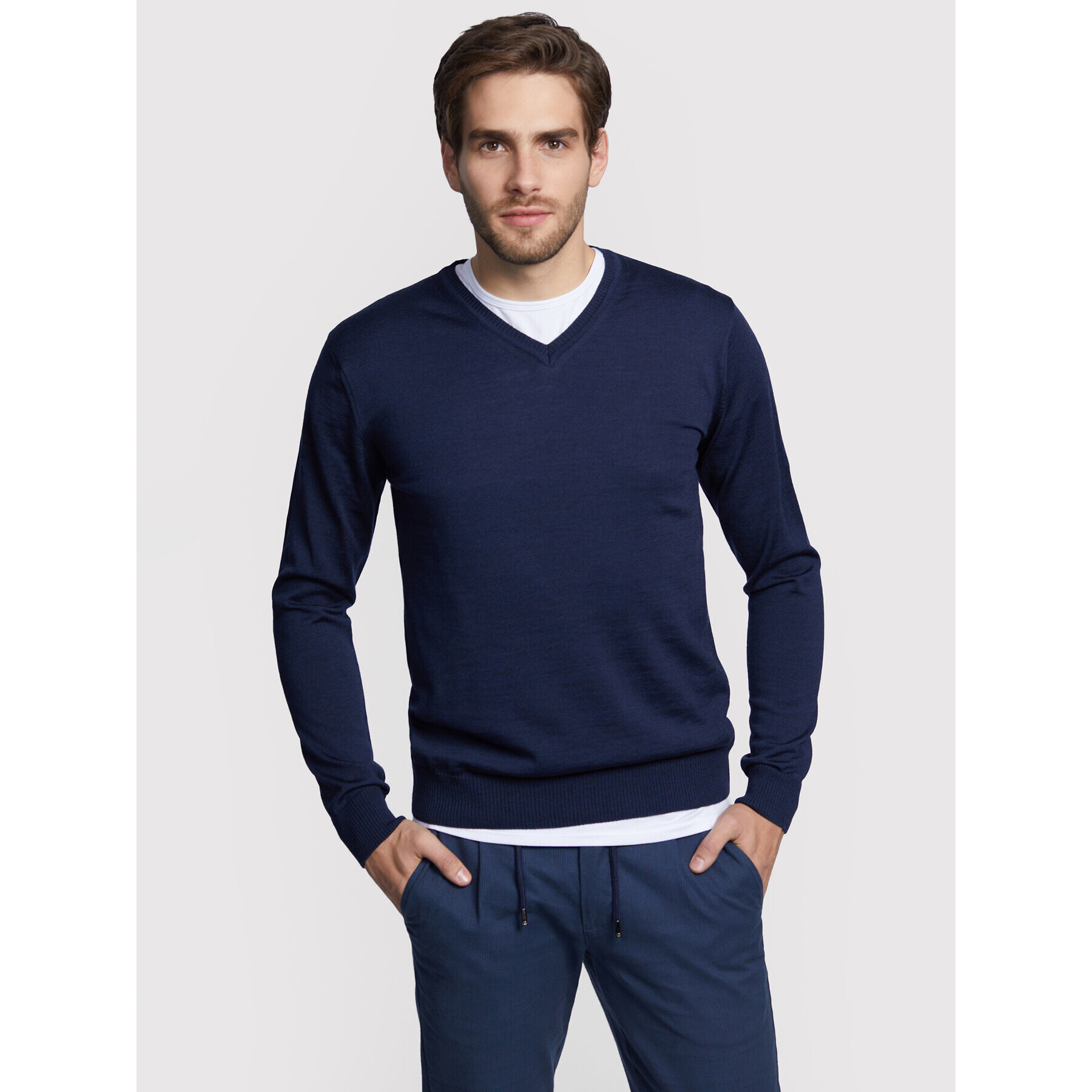 Vistula Пуловер Nungu XA0859 Тъмносин Regular Fit - Pepit.bg