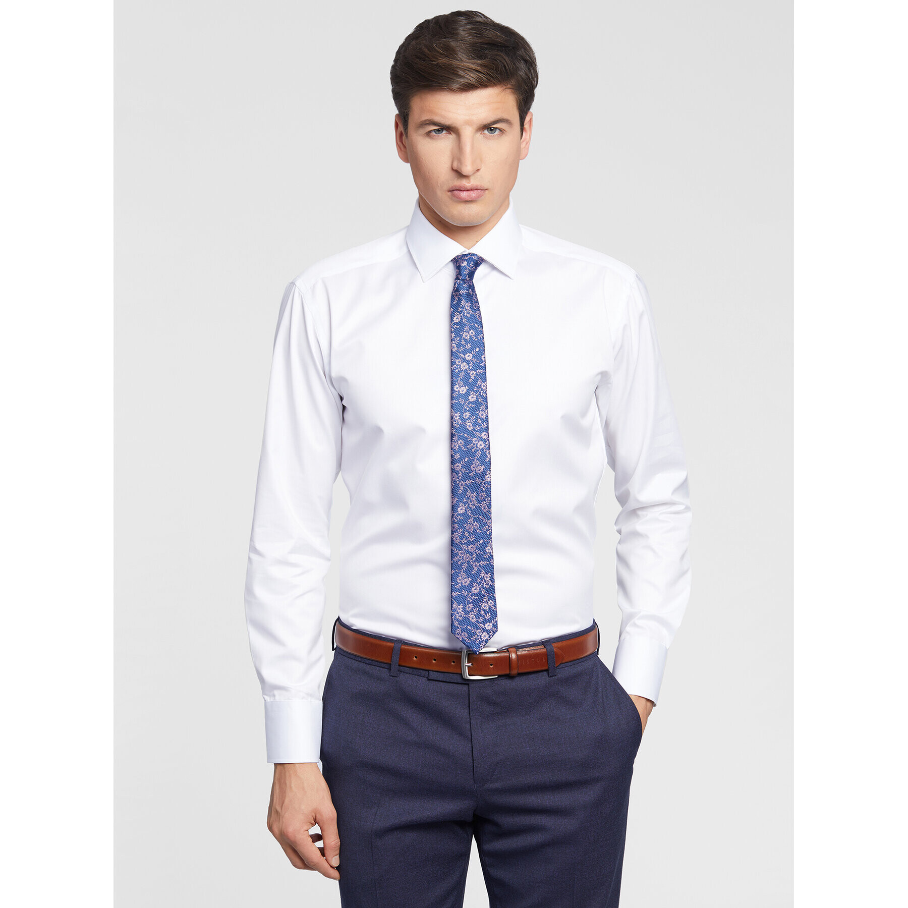 Vistula Риза Embankment Basic BX4001 Бял Slim Fit - Pepit.bg