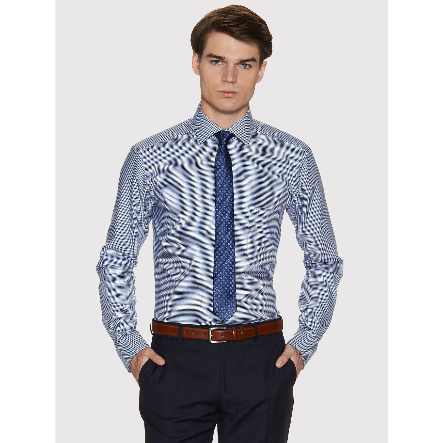 Vistula Риза Leo Due XA9717 Син Slim Fit - Pepit.bg