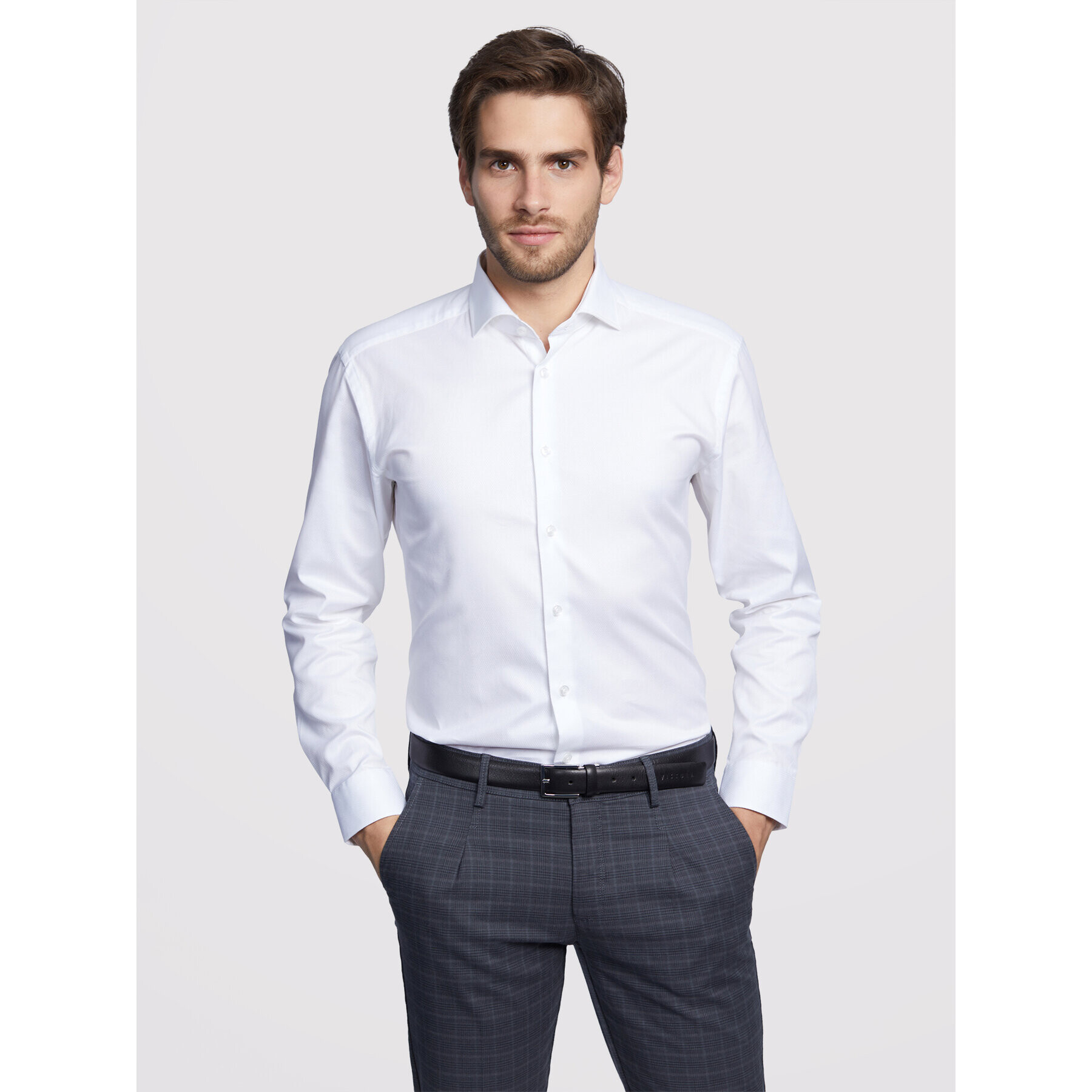 Vistula Риза New Marble D Basic XA0737 Бял Slim Fit - Pepit.bg