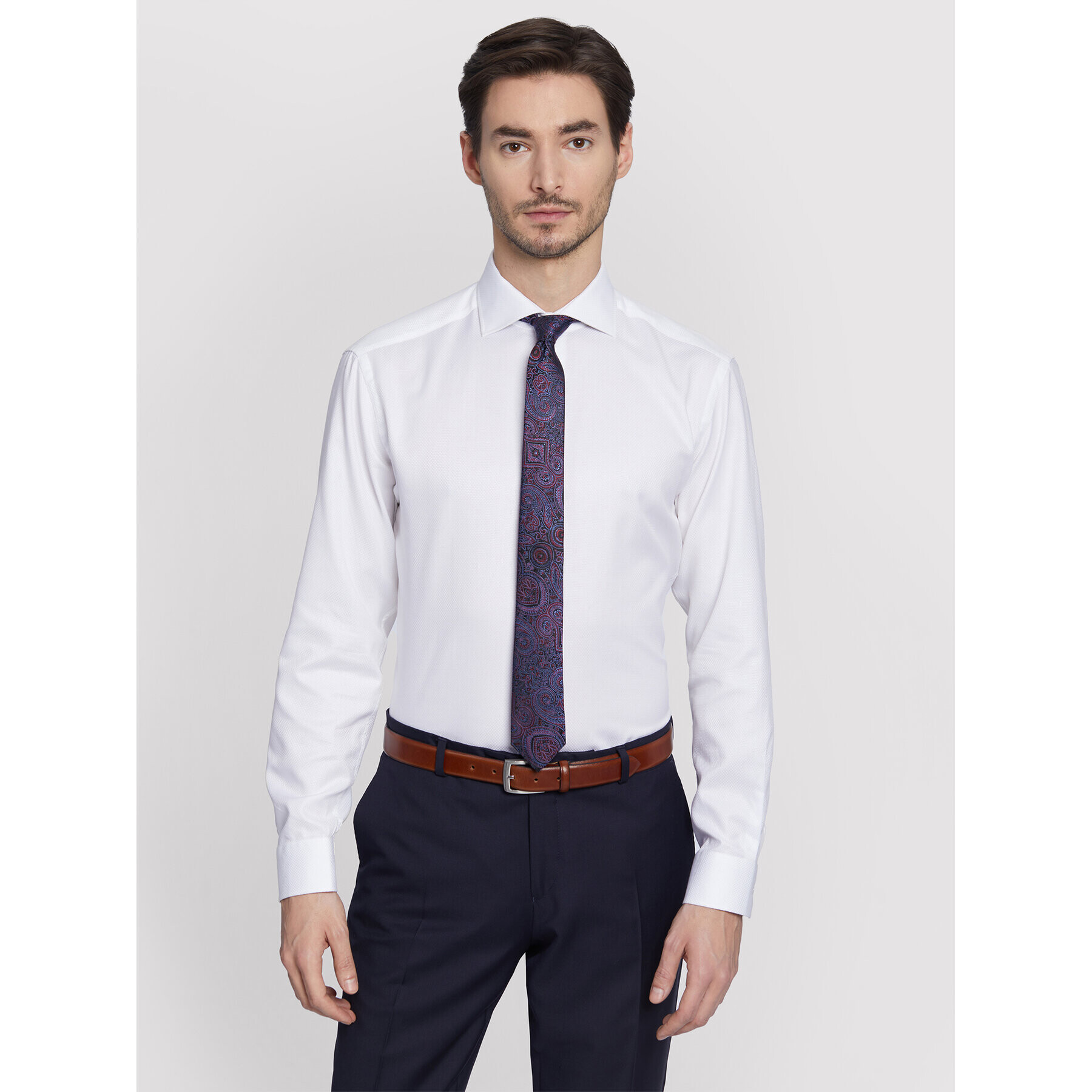 Vistula Риза New Marble D Basic XT1095 Бял Slim Fit - Pepit.bg