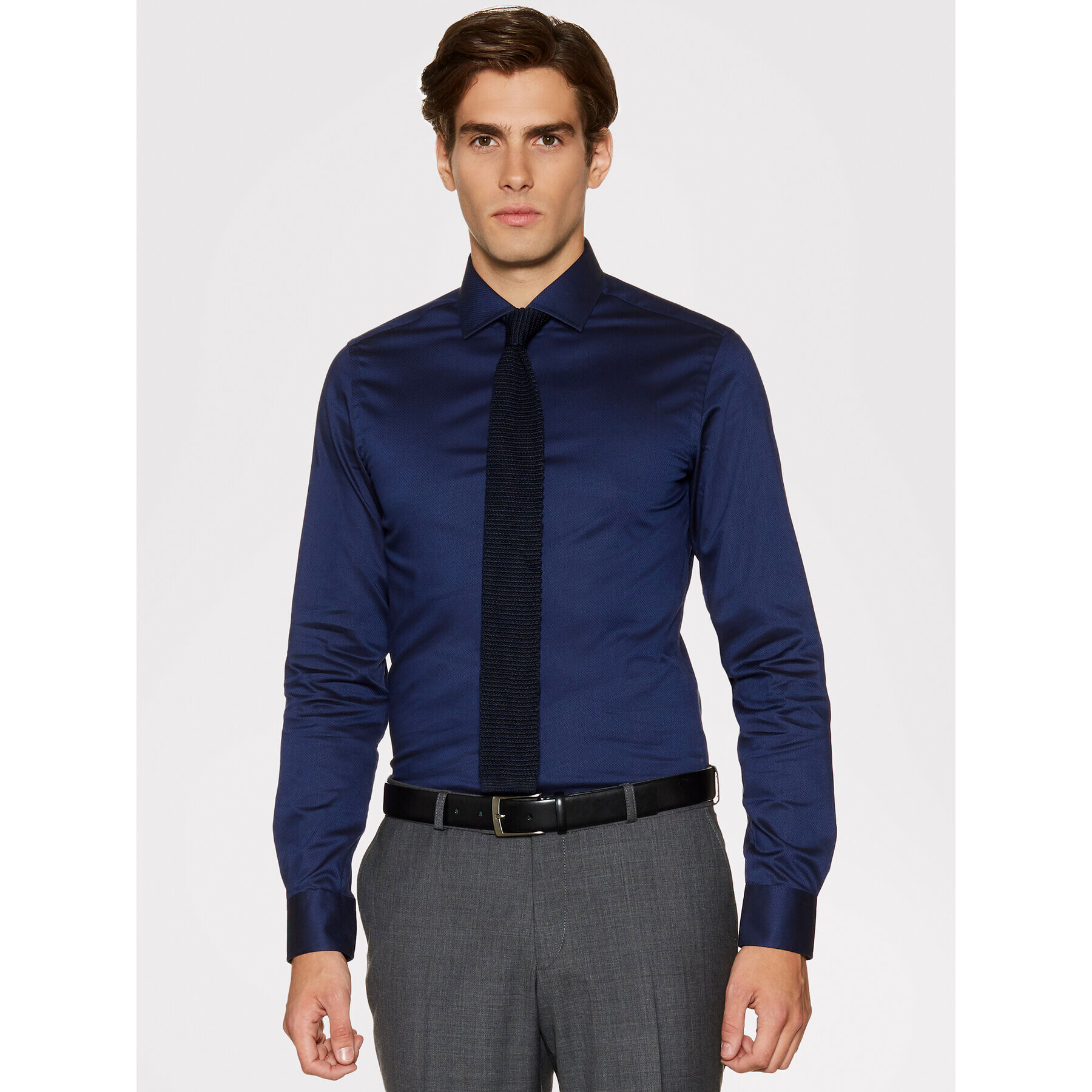 Vistula Риза Tibalt Basic N XA9510 Тъмносин Super Slim Fit - Pepit.bg