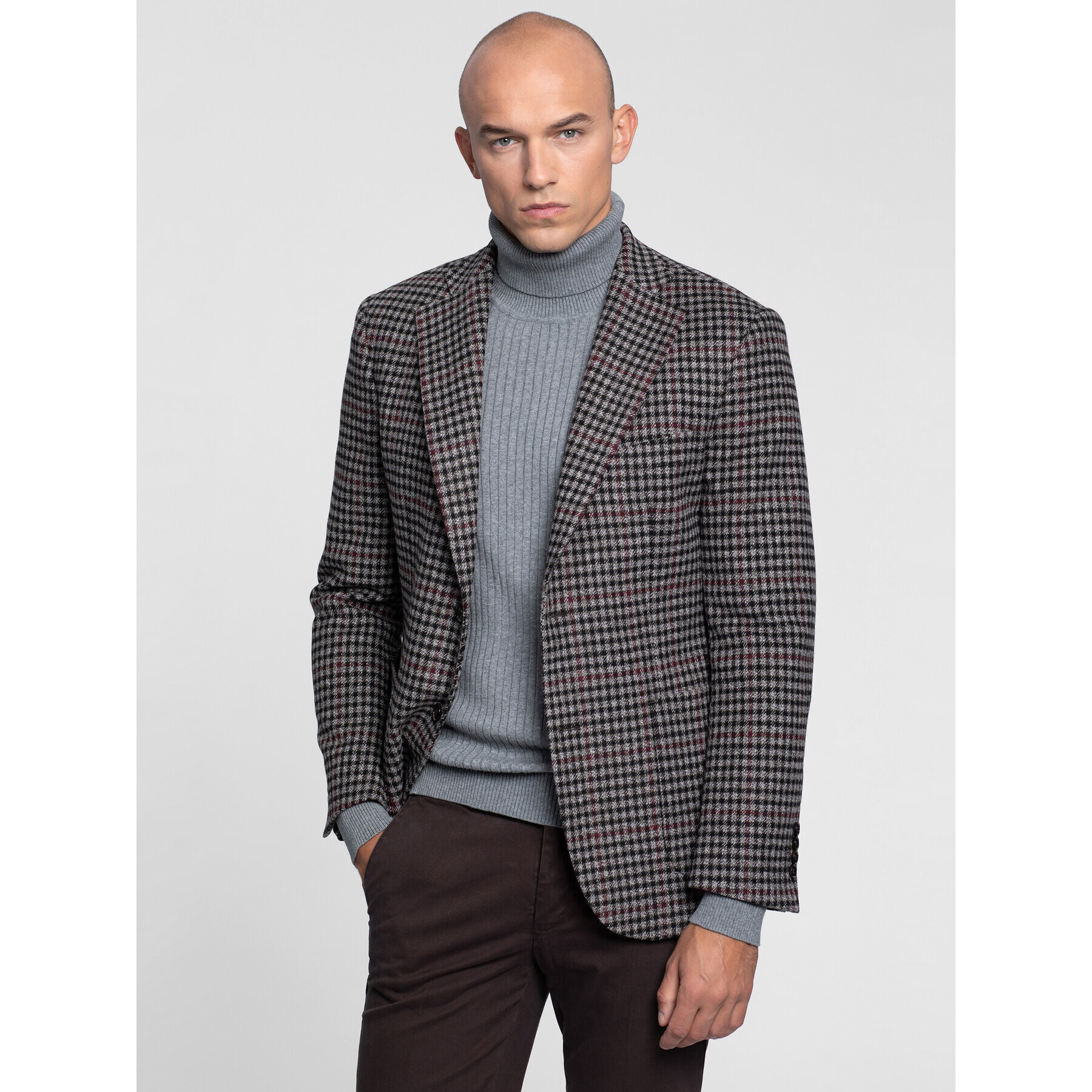 Vistula Сако Treviso St VI0629 Сив Super Slim Fit - Pepit.bg