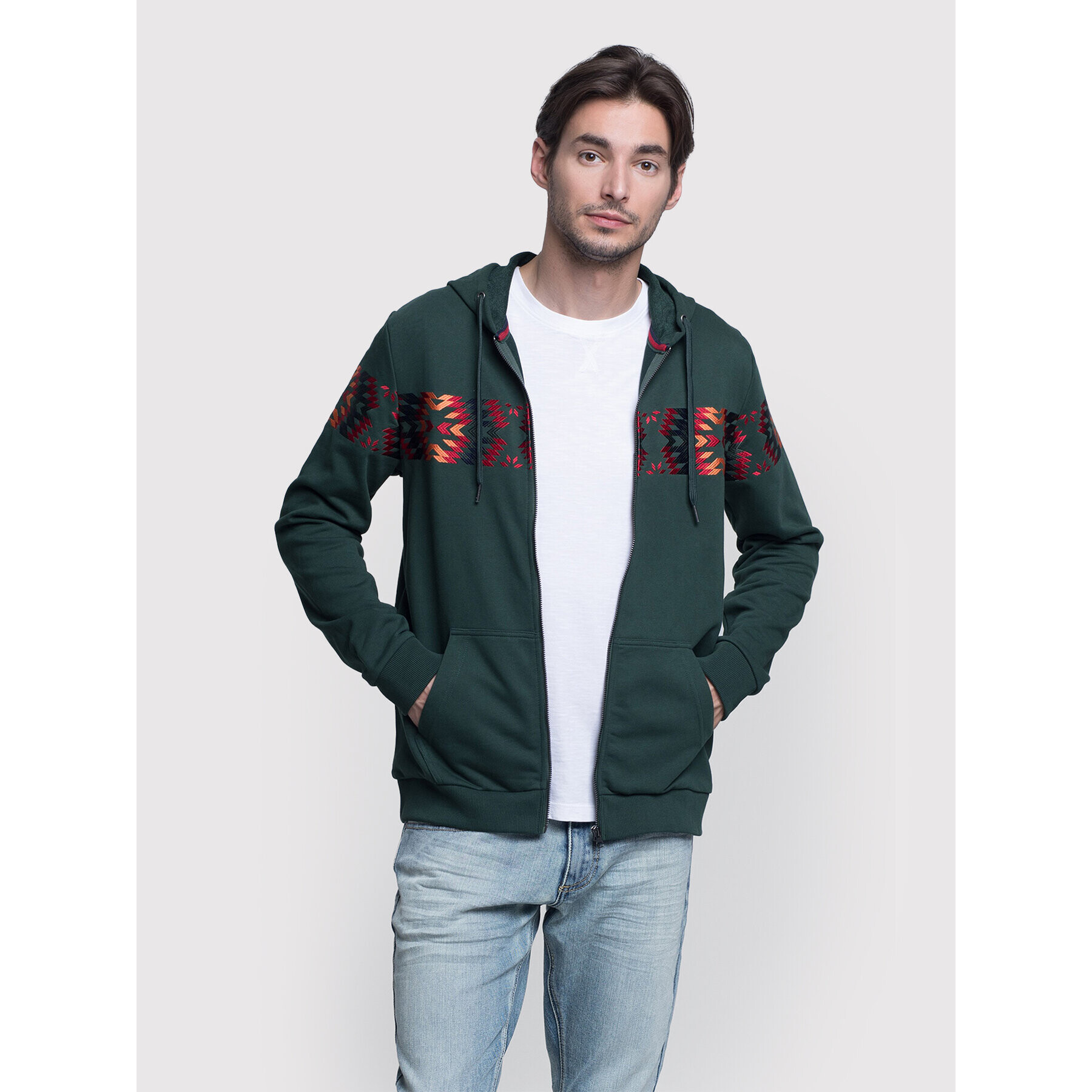 Vistula Суитшърт Cullen XA0536 Зелен Regular Fit - Pepit.bg