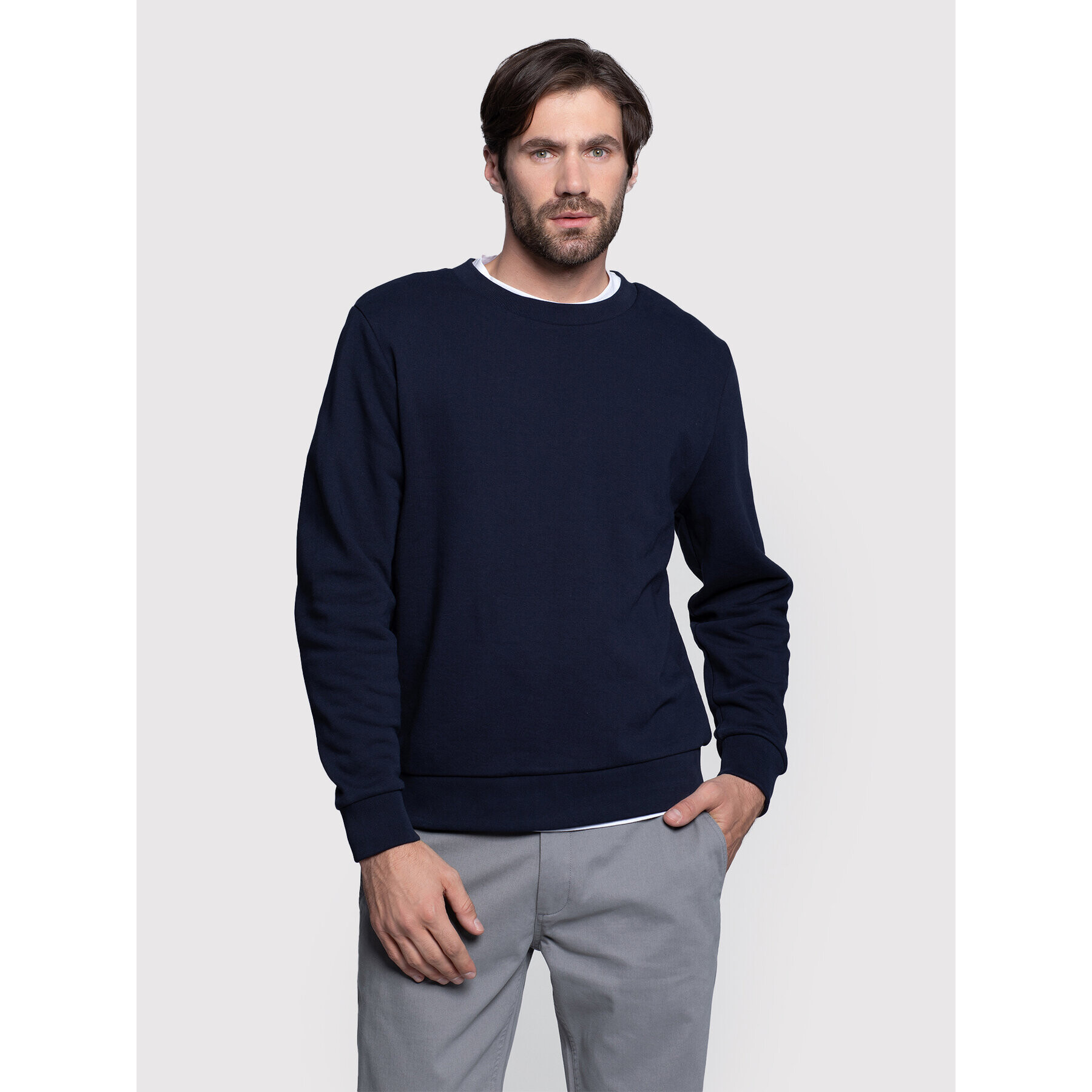 Vistula Суитшърт Stanton XA0983 Тъмносин Regular Fit - Pepit.bg
