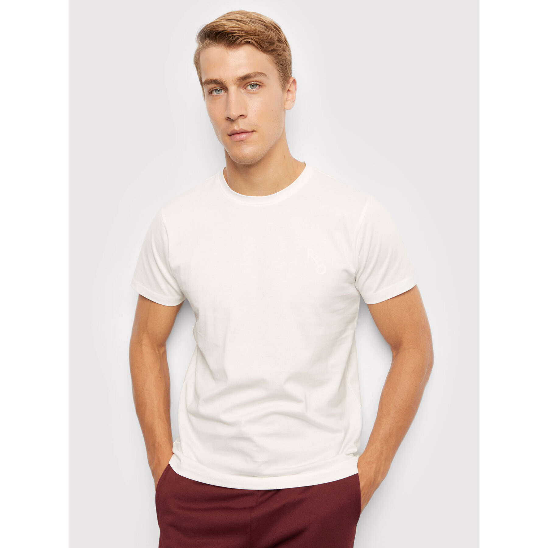 Vistula Тишърт Andy T RX1554 Бял Regular Fit - Pepit.bg