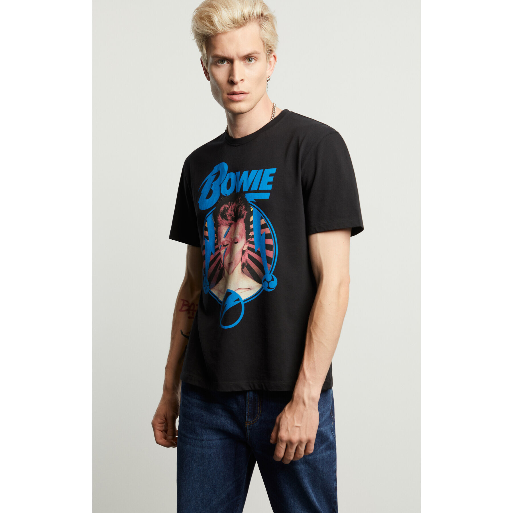 Vistula Тишърт David Bowie 2 XA1336 Черен Regular Fit - Pepit.bg