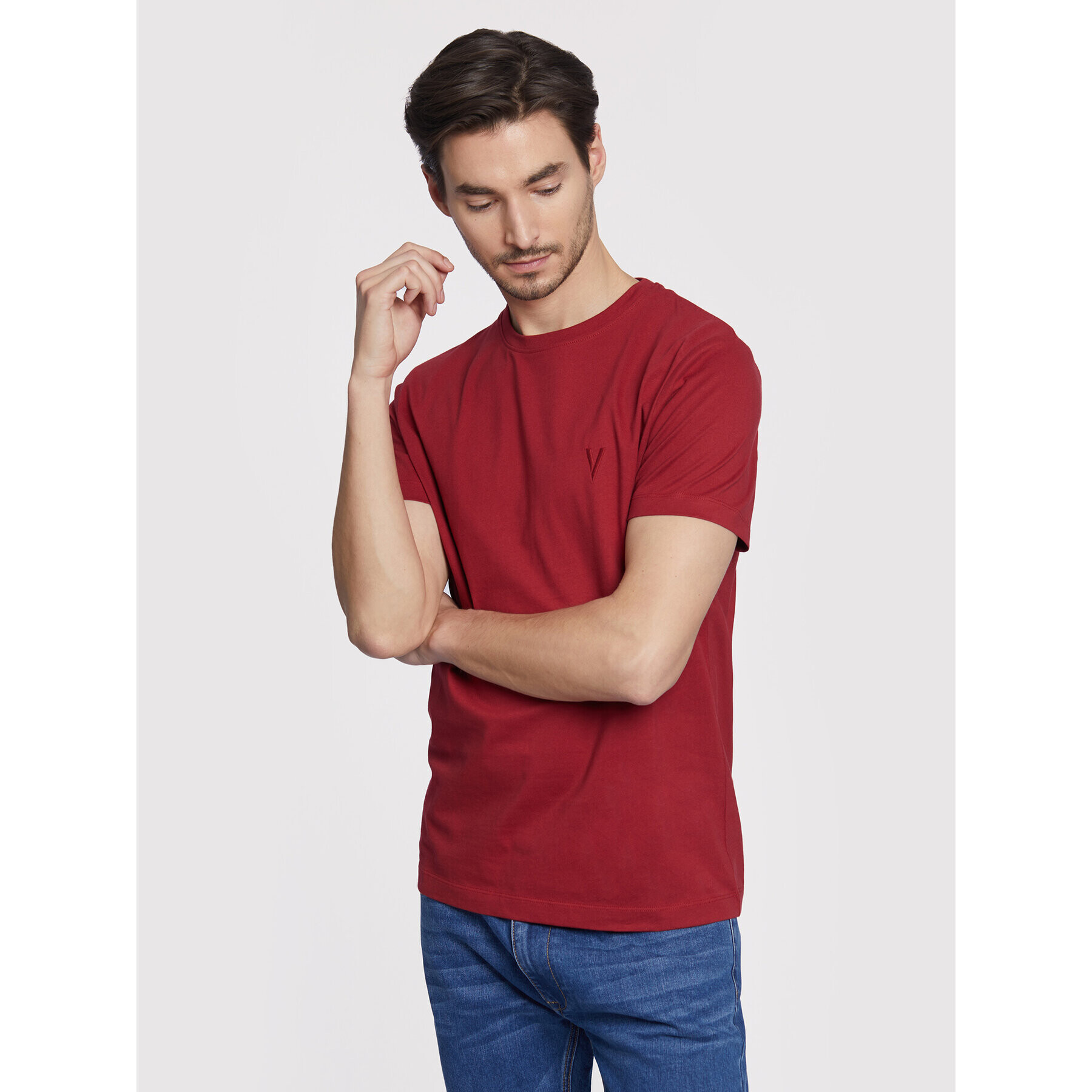 Vistula Тишърт Harding XA1326 Бордо Regular Fit - Pepit.bg