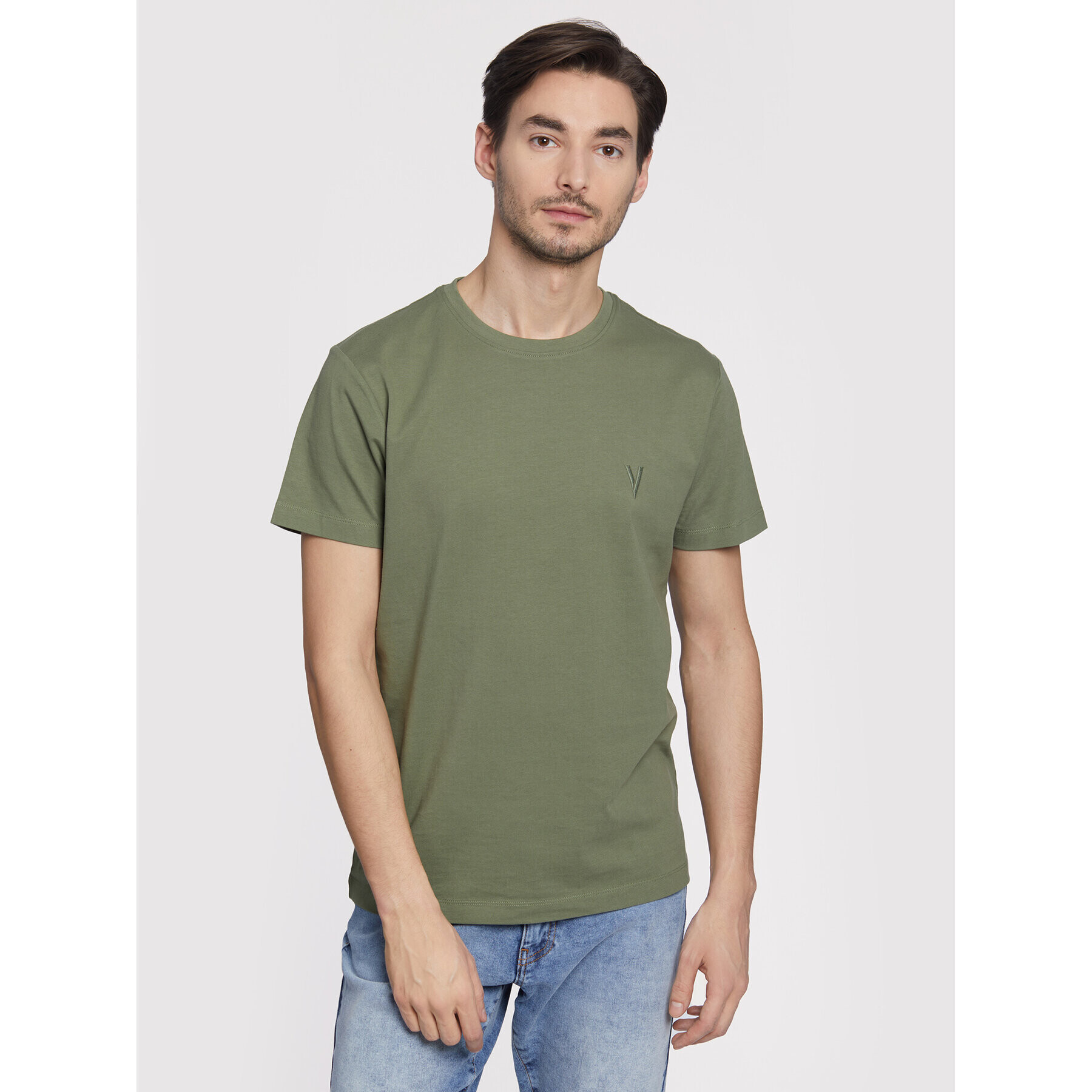 Vistula Тишърт Harding XA1328 Зелен Regular Fit - Pepit.bg