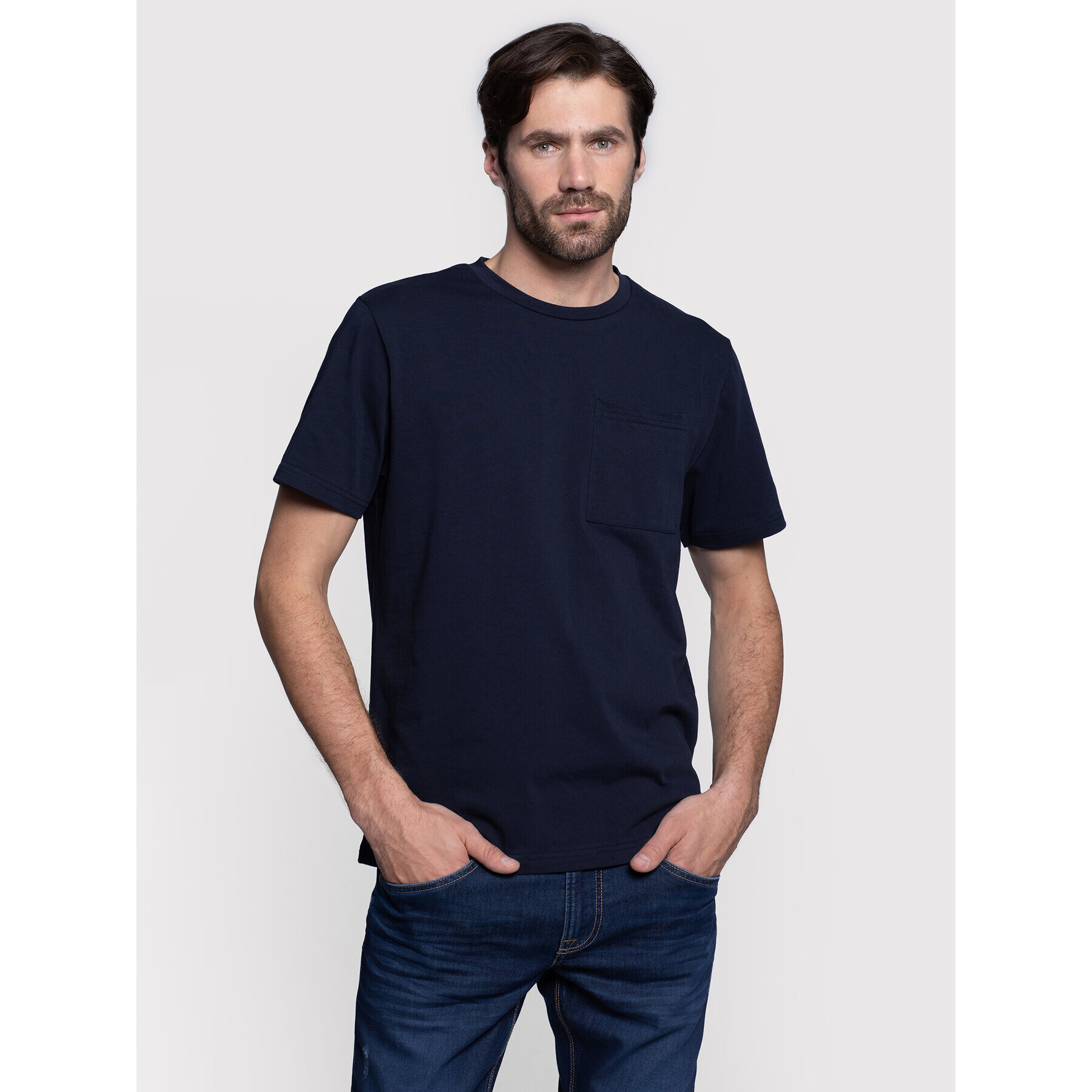 Vistula Тишърт Reese XA0982 Тъмносин Regular Fit - Pepit.bg