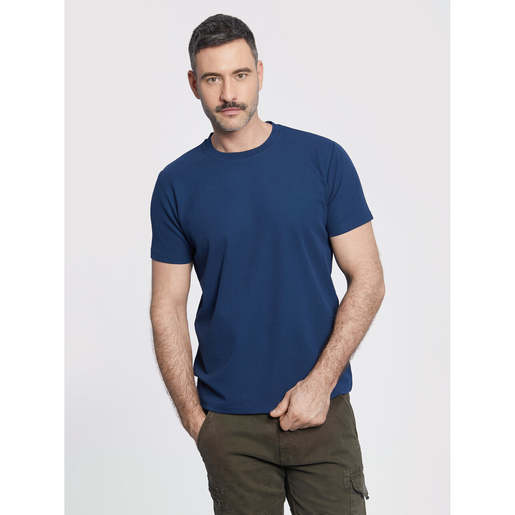 Vistula Тишърт Roibin XA1051 Тъмносин Regular Fit - Pepit.bg