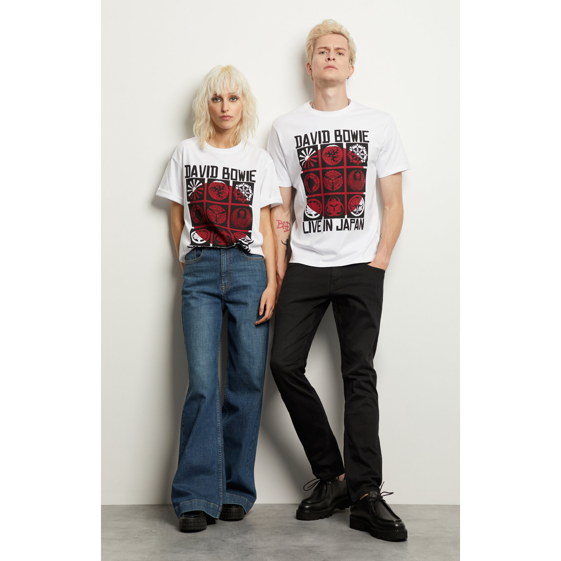 Vistula Тишърт Unisex David Bowie 10 XA1344 Бял Regular Fit - Pepit.bg