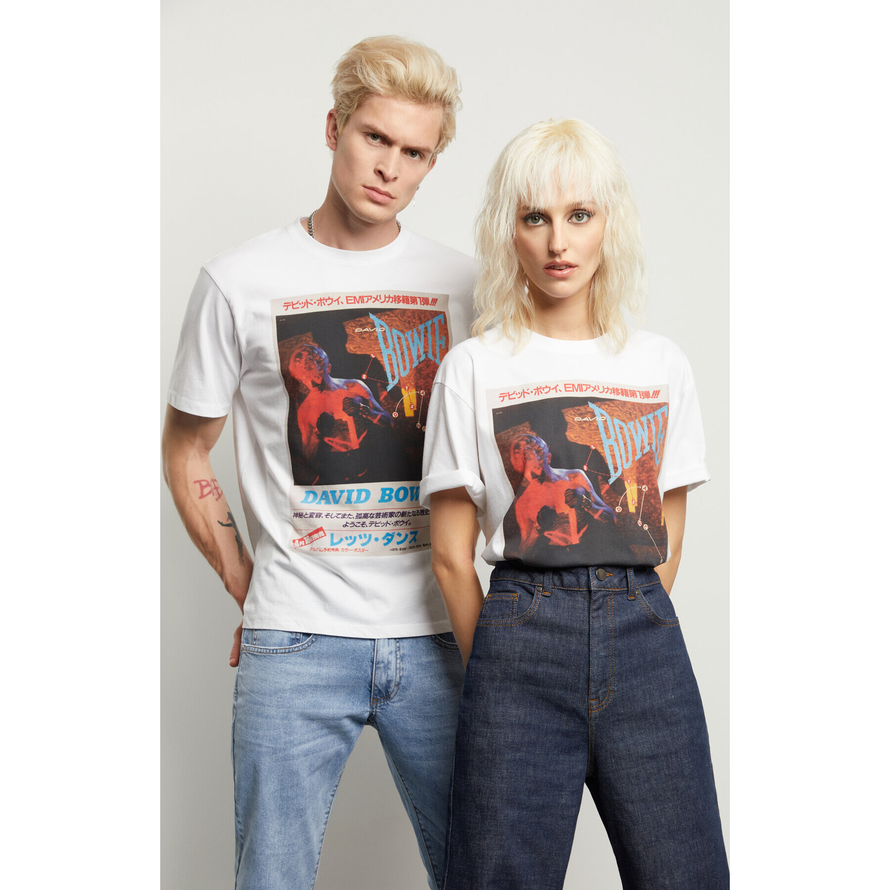 Vistula Тишърт Unisex David Bowie 4 XA1338 Бял Regular Fit - Pepit.bg