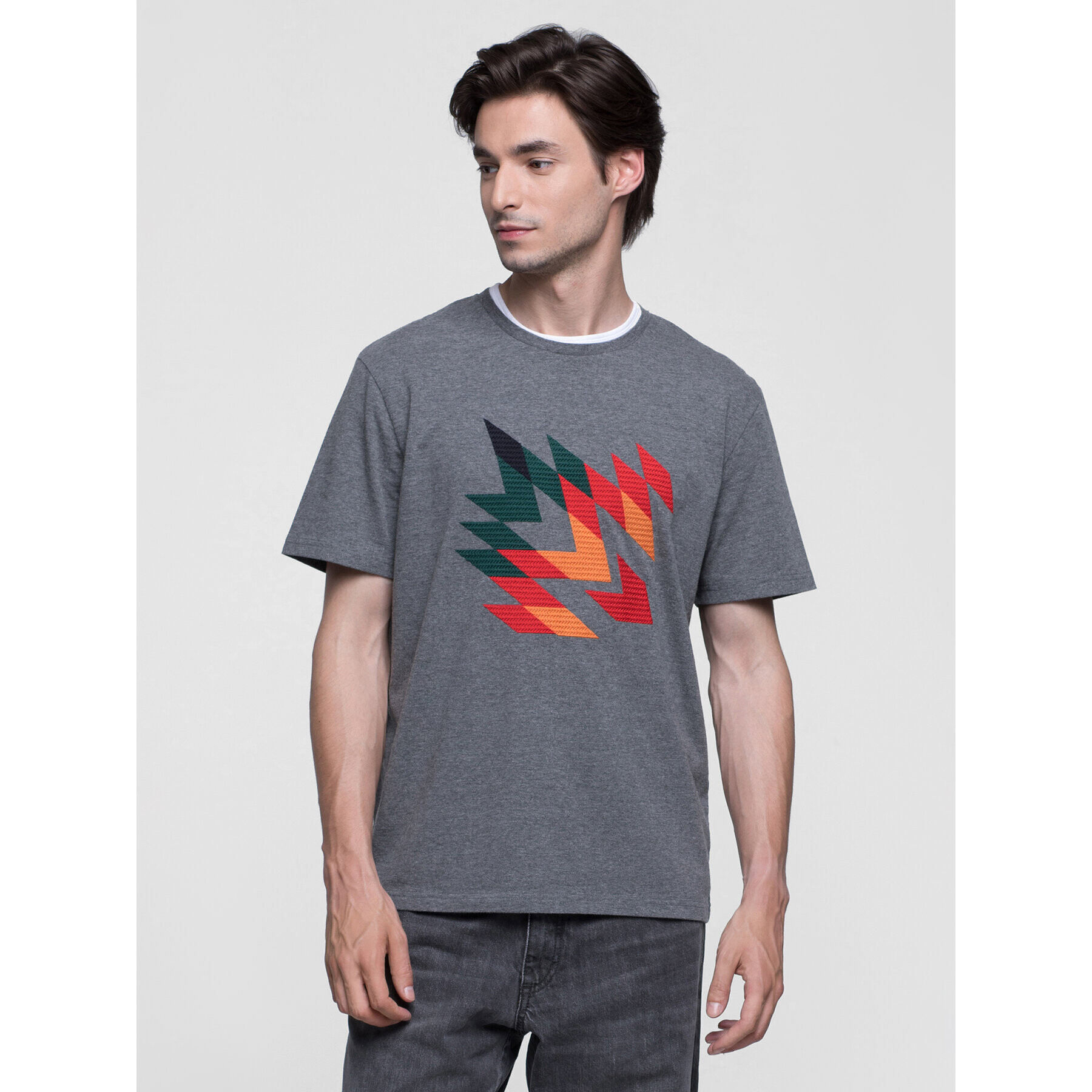 Vistula Тишърт Witrock XA0286 Сив Regular Fit - Pepit.bg