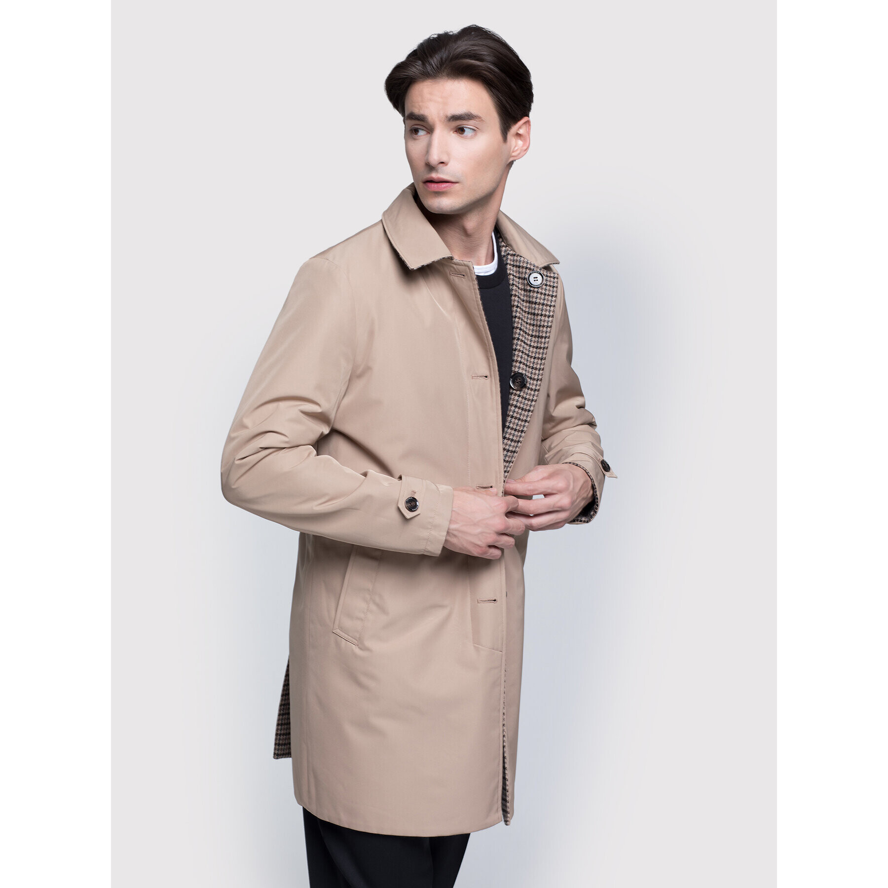 Vistula Вълнено палто Derel XA0682 Бежов Regular Fit - Pepit.bg