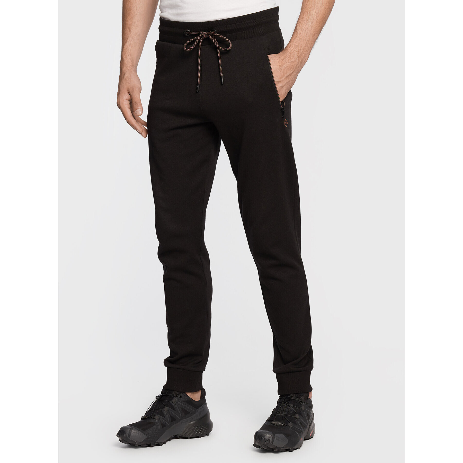 Volcano Долнище анцуг N-Ben M28171-W23 Черен Regular Fit - Pepit.bg
