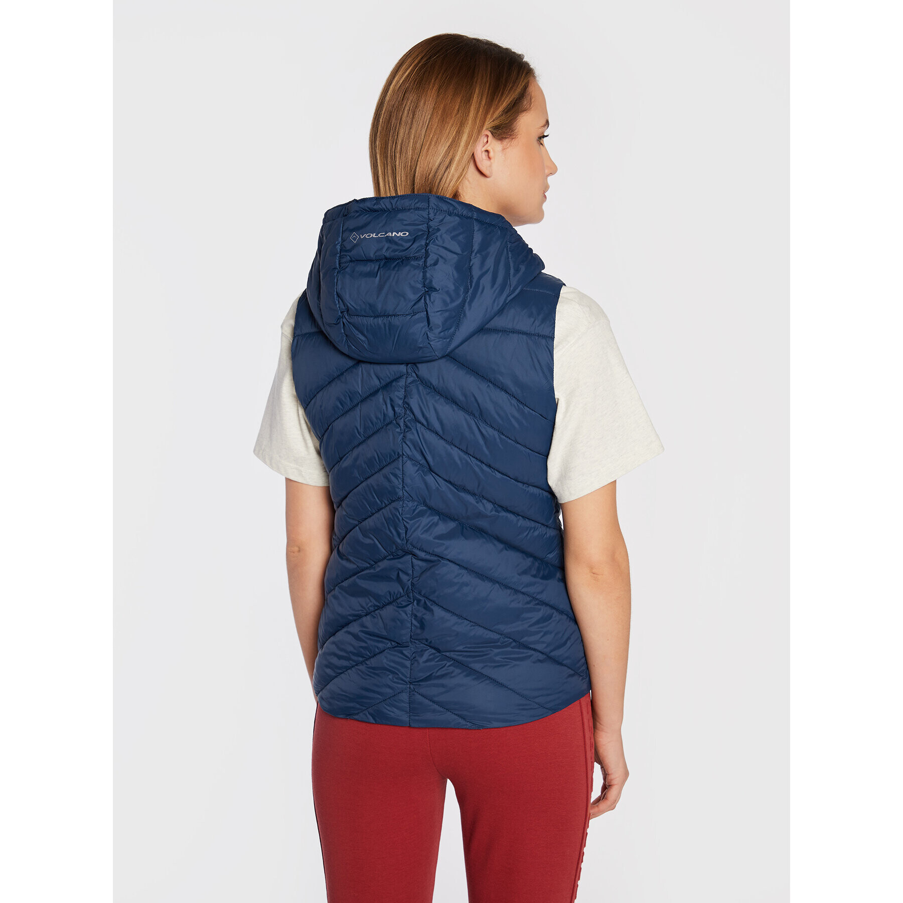 Volcano Елек V-Soly L24245-W23 Тъмносин Slim Fit - Pepit.bg