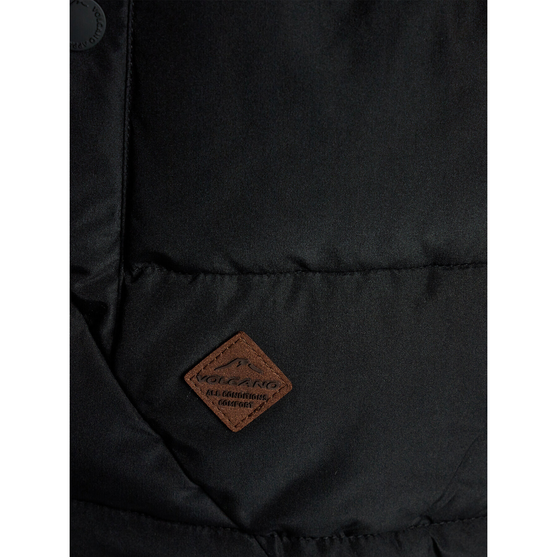 Volcano Елек V-Teo M05179-W24 Черен Regular Fit - Pepit.bg
