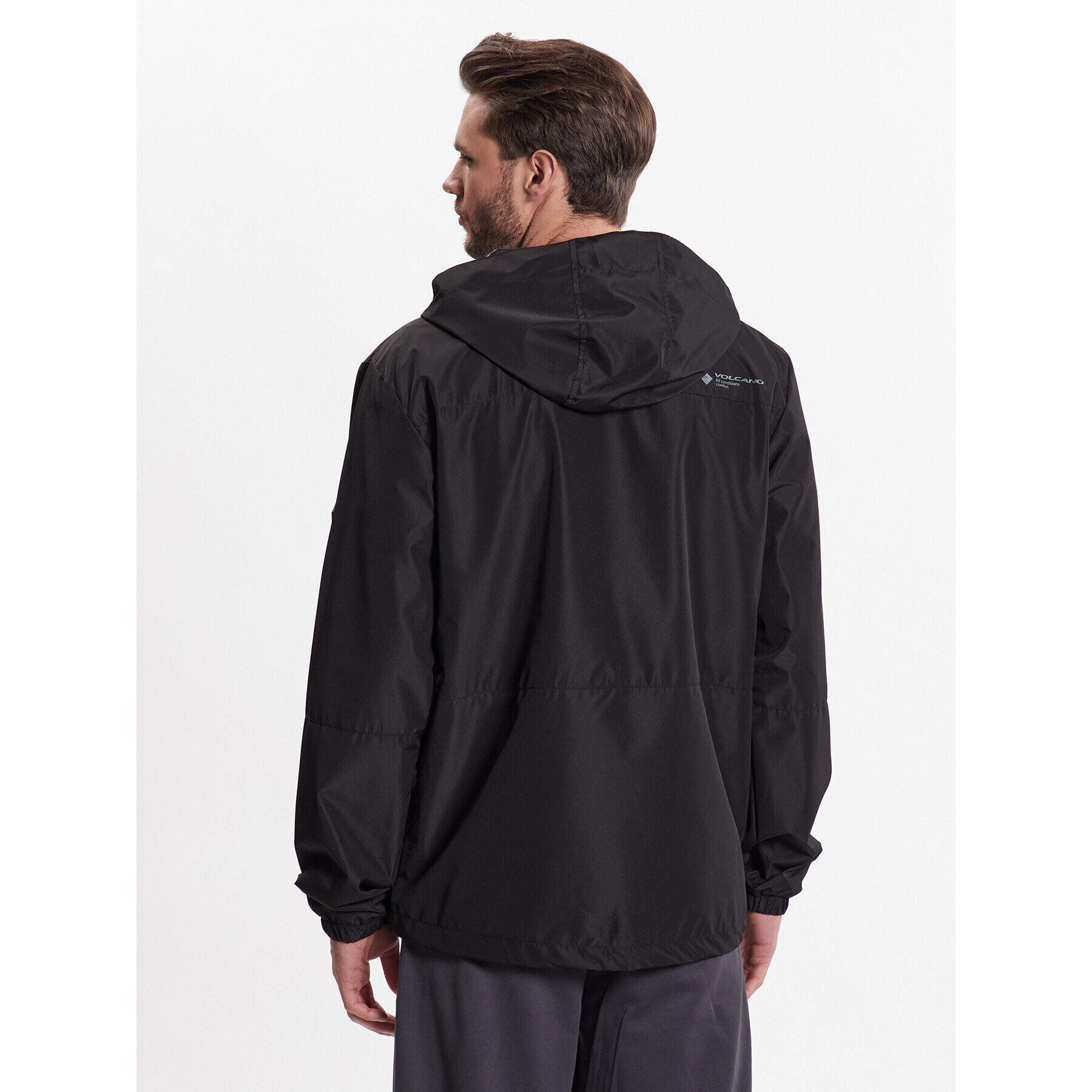 Volcano Яке за дъжд J-Harrinson M06191-S23 Черен Regular Fit - Pepit.bg